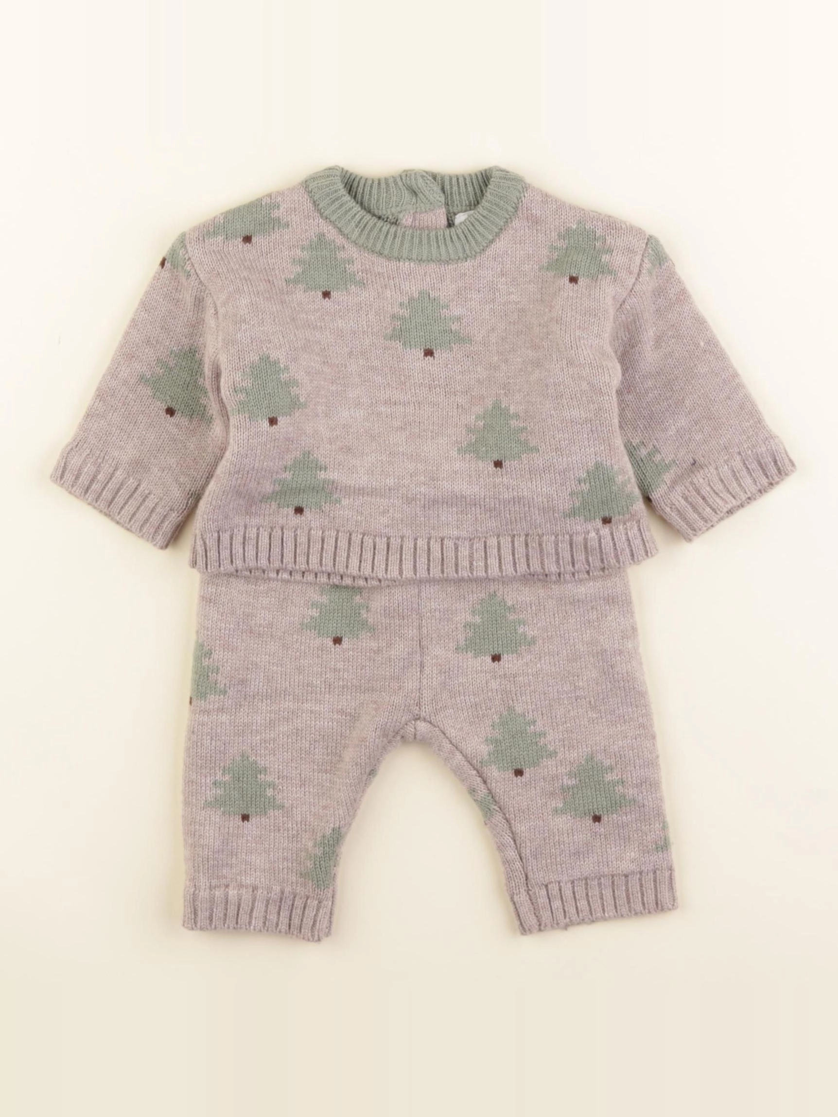 Boutchou - ensemble beige - 1 mois