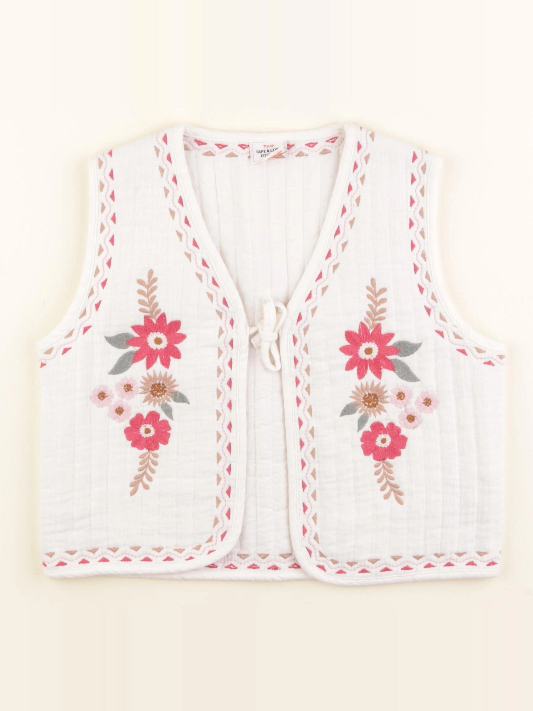 Tape à l'oeil - gilet blanc - 8 ans