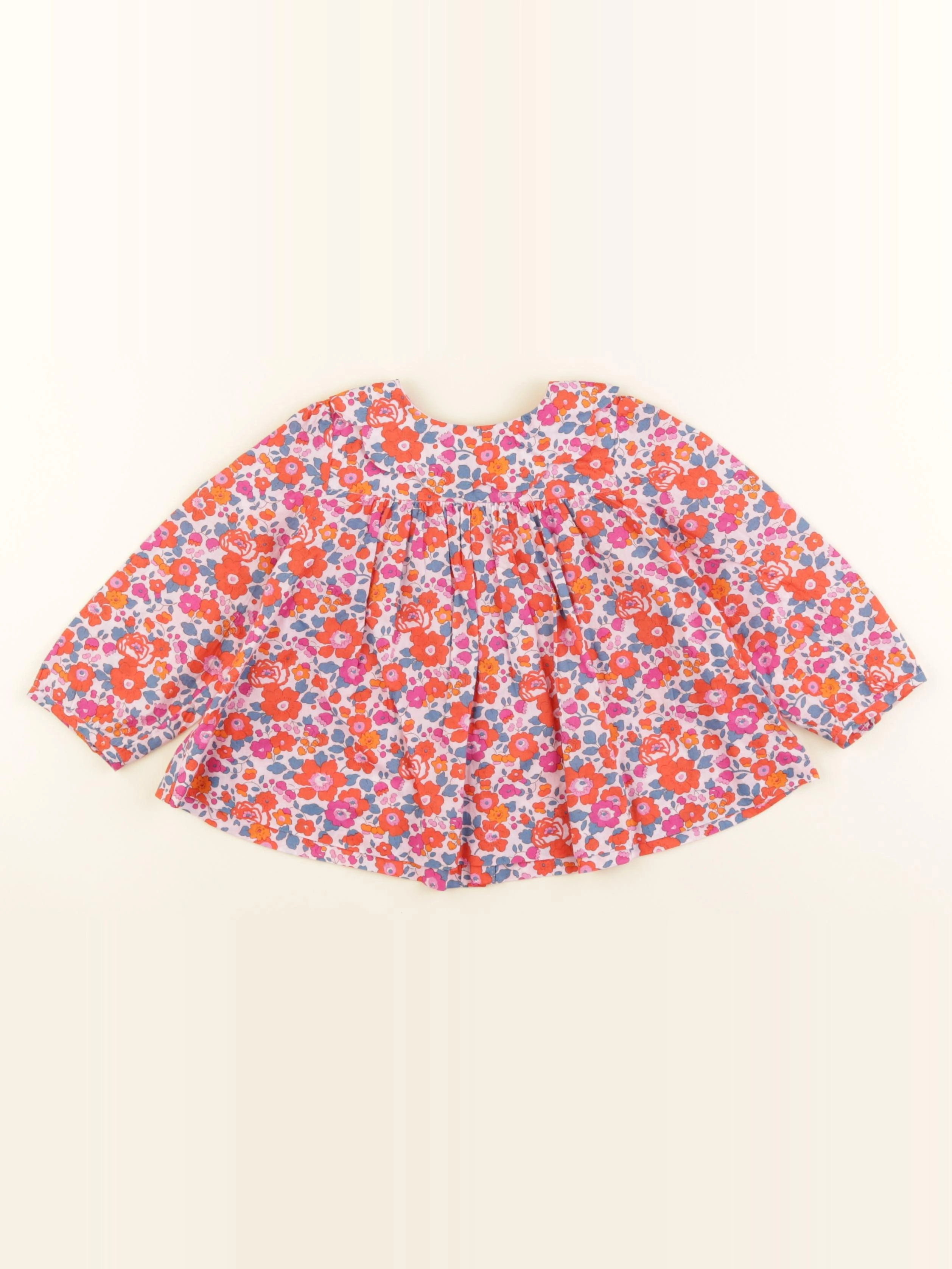 Jacadi - blouse liberty rose, multicolore - 24 mois