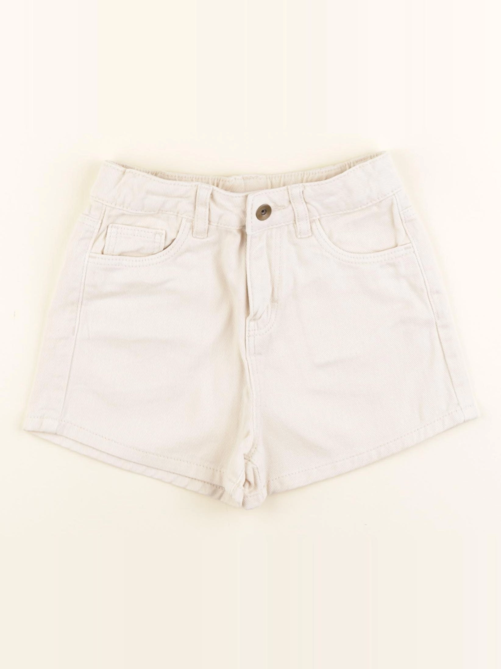 Monoprix - short beige - 6 ans