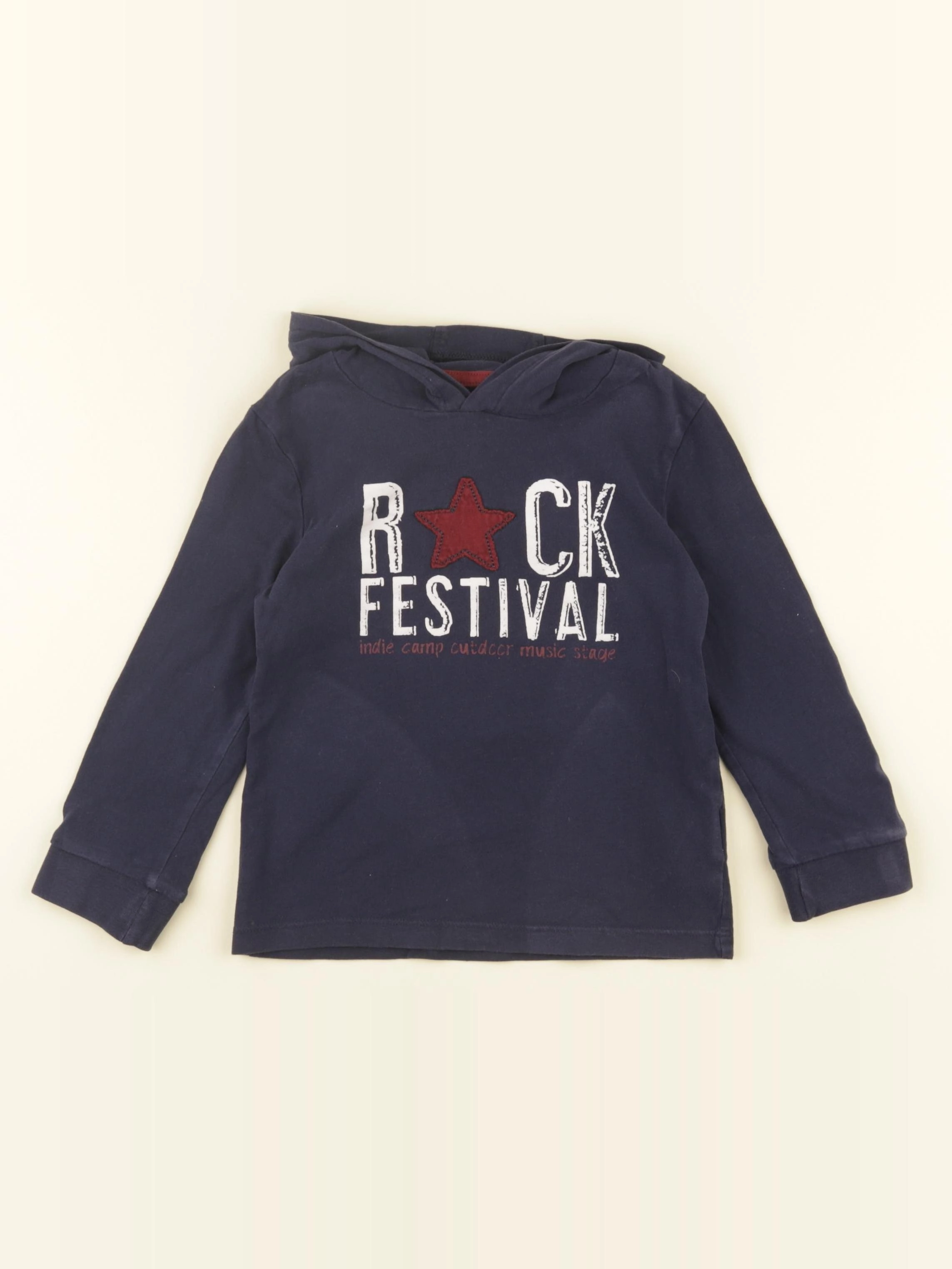 Vertbaudet - tee-shirt bleu - 4 ans