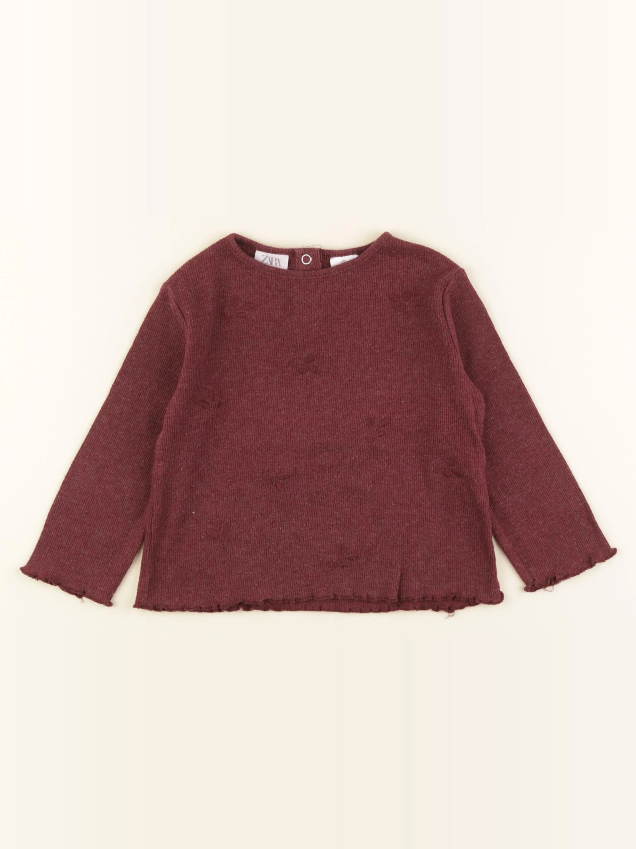 Zara - tee-shirt rouge - 18/24 mois