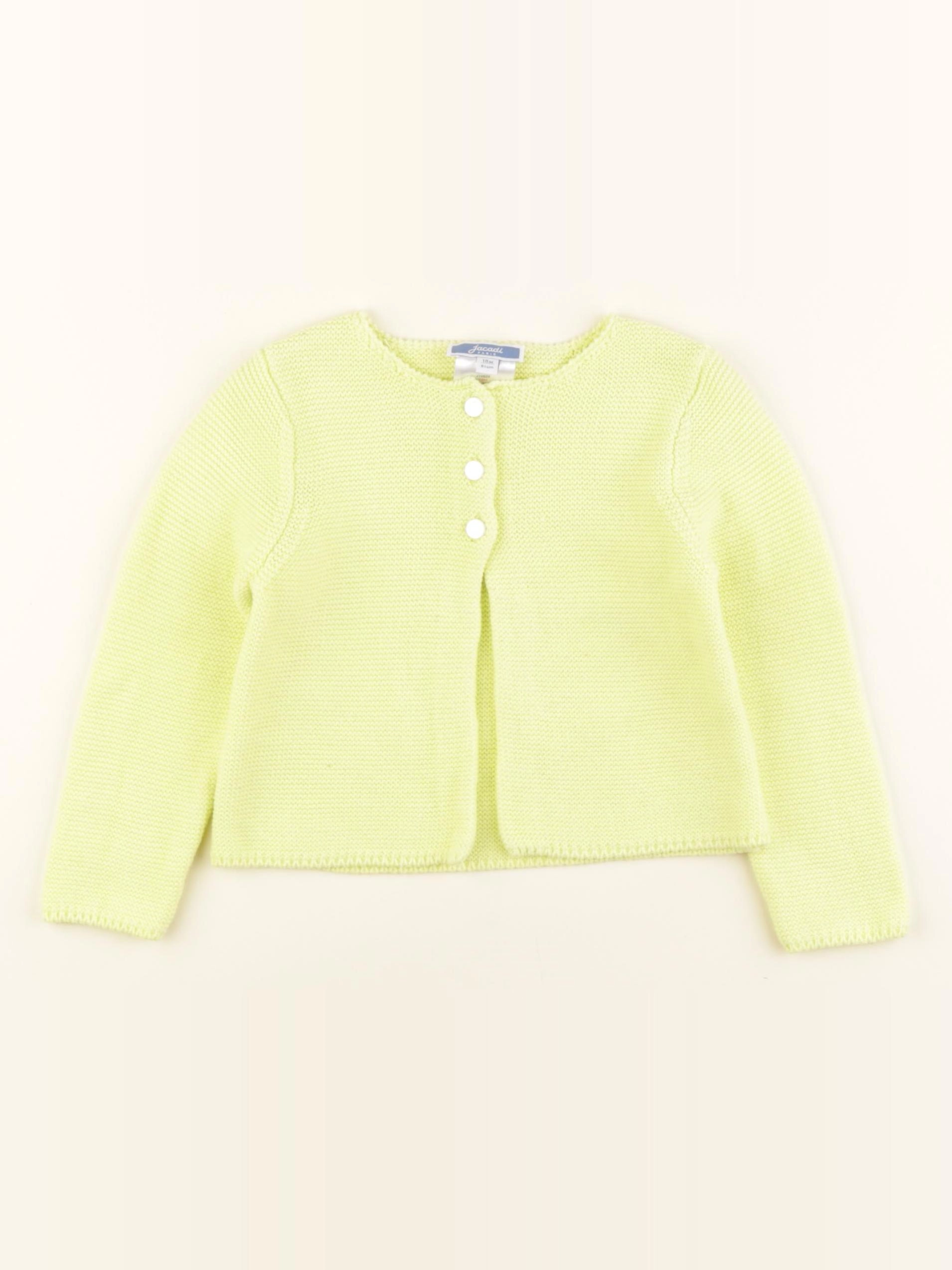 Jacadi - gilet jaune - 18 mois