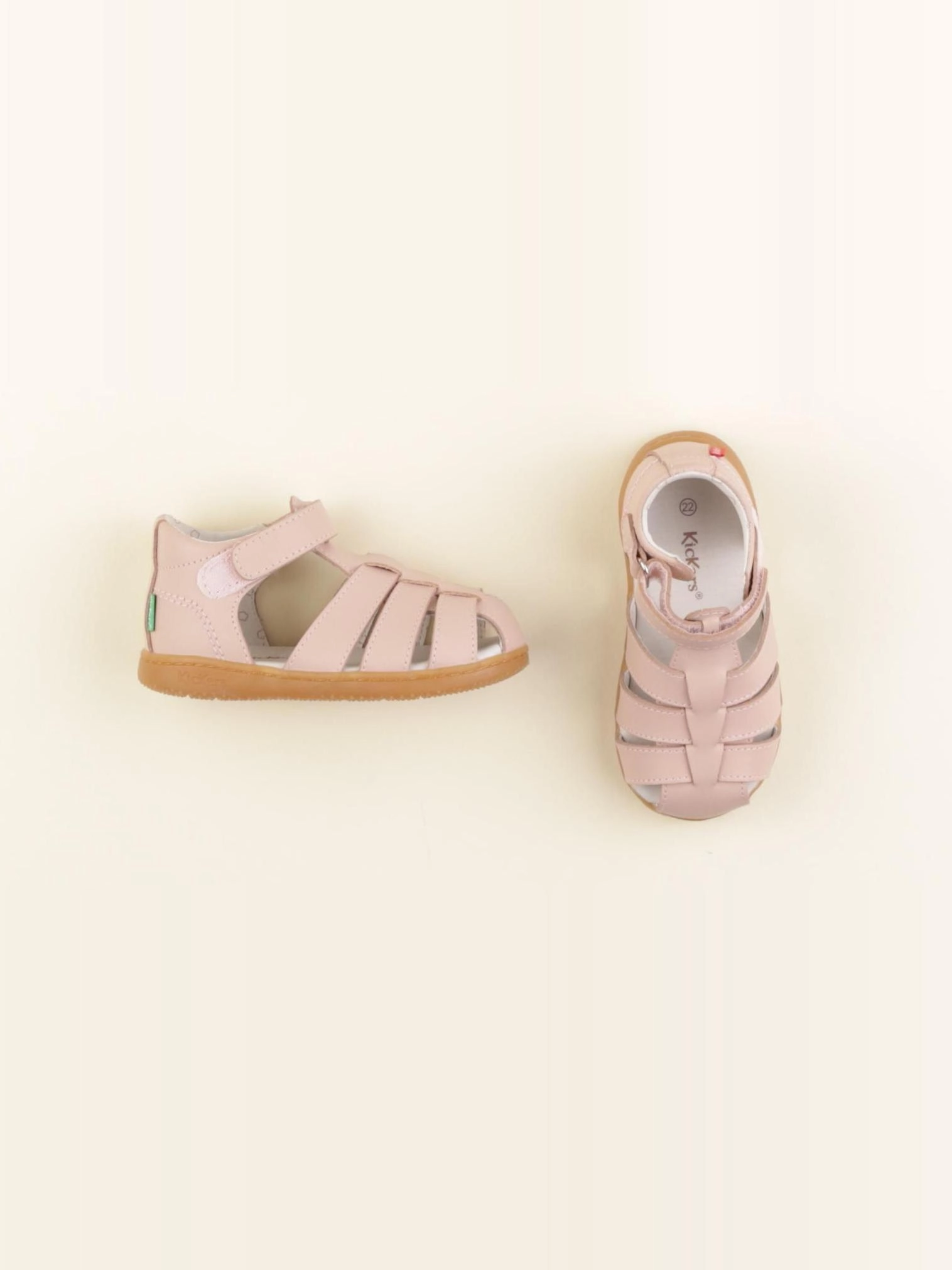 Kickers - sandales rose - pointure 22