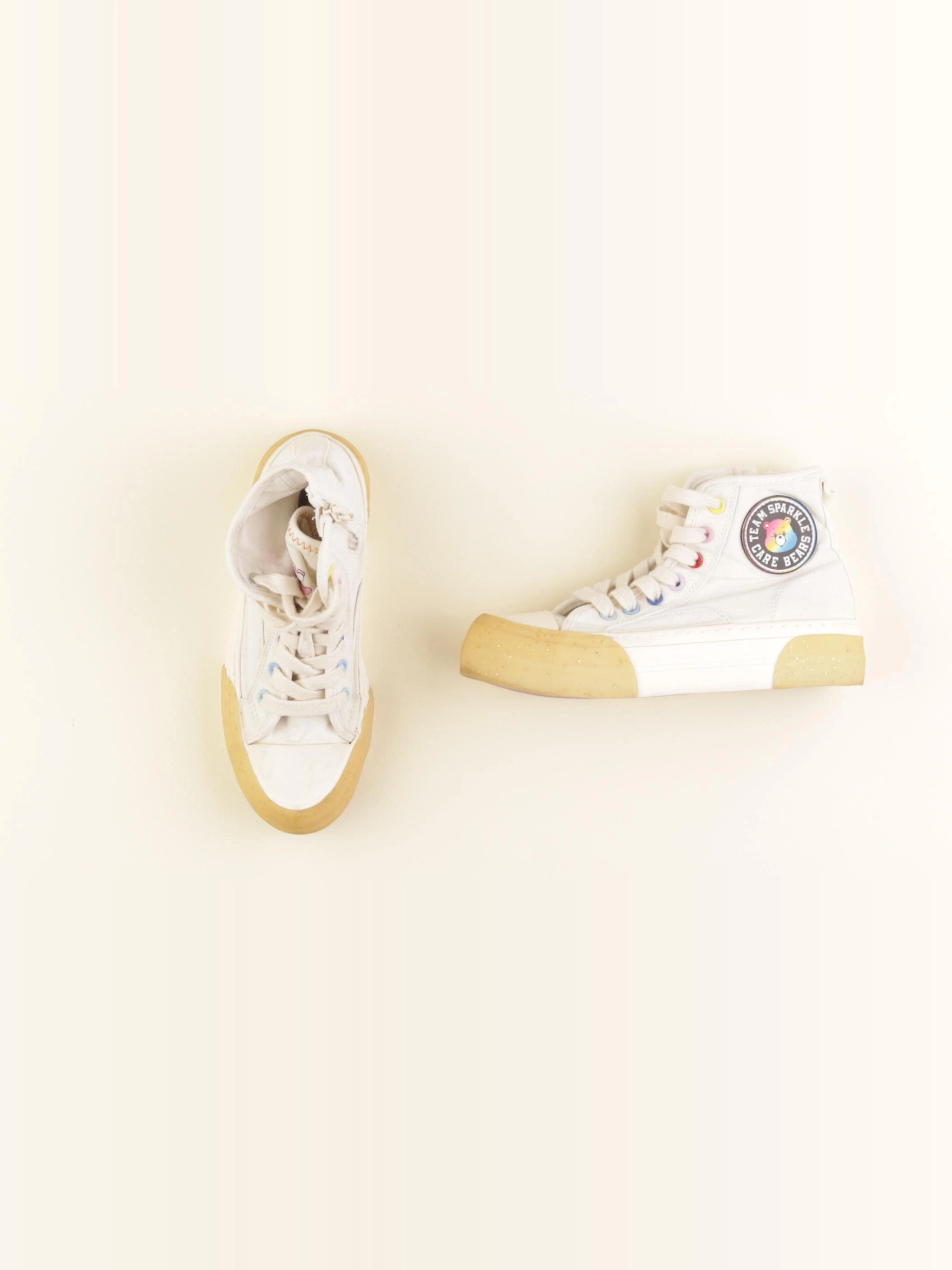 Zara - tennis à scratch/ lacets blanc - pointure 32