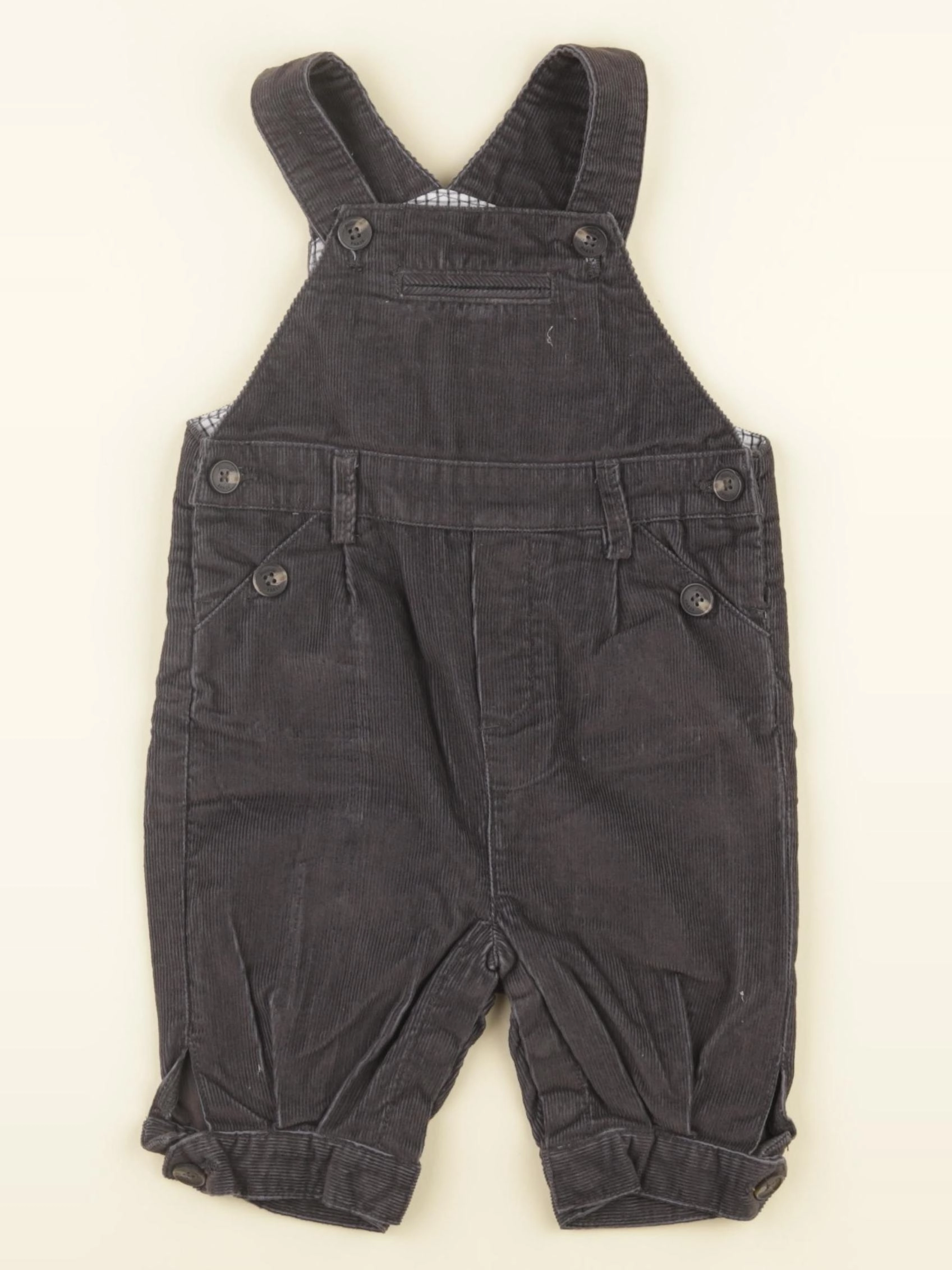 Jacadi - salopette gris - 6 mois