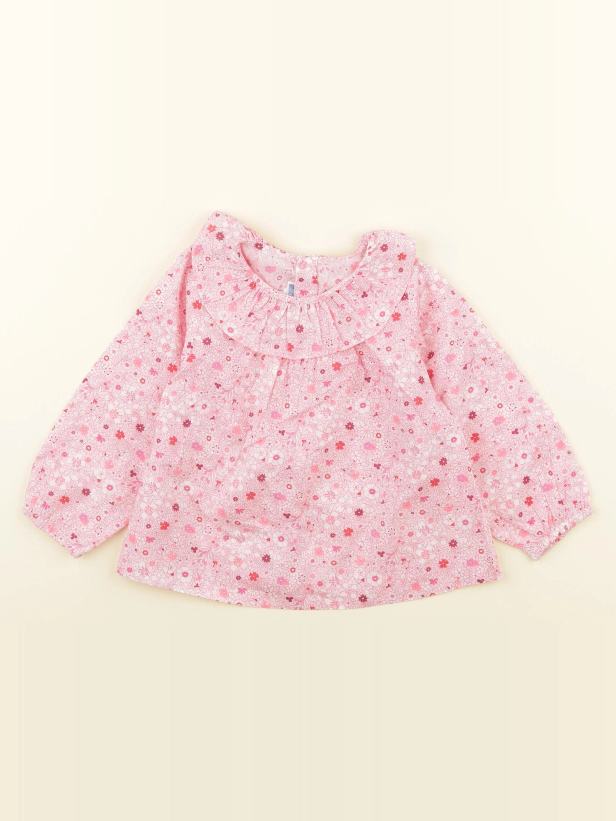 Jacadi - blouse liberty rose - 18 mois