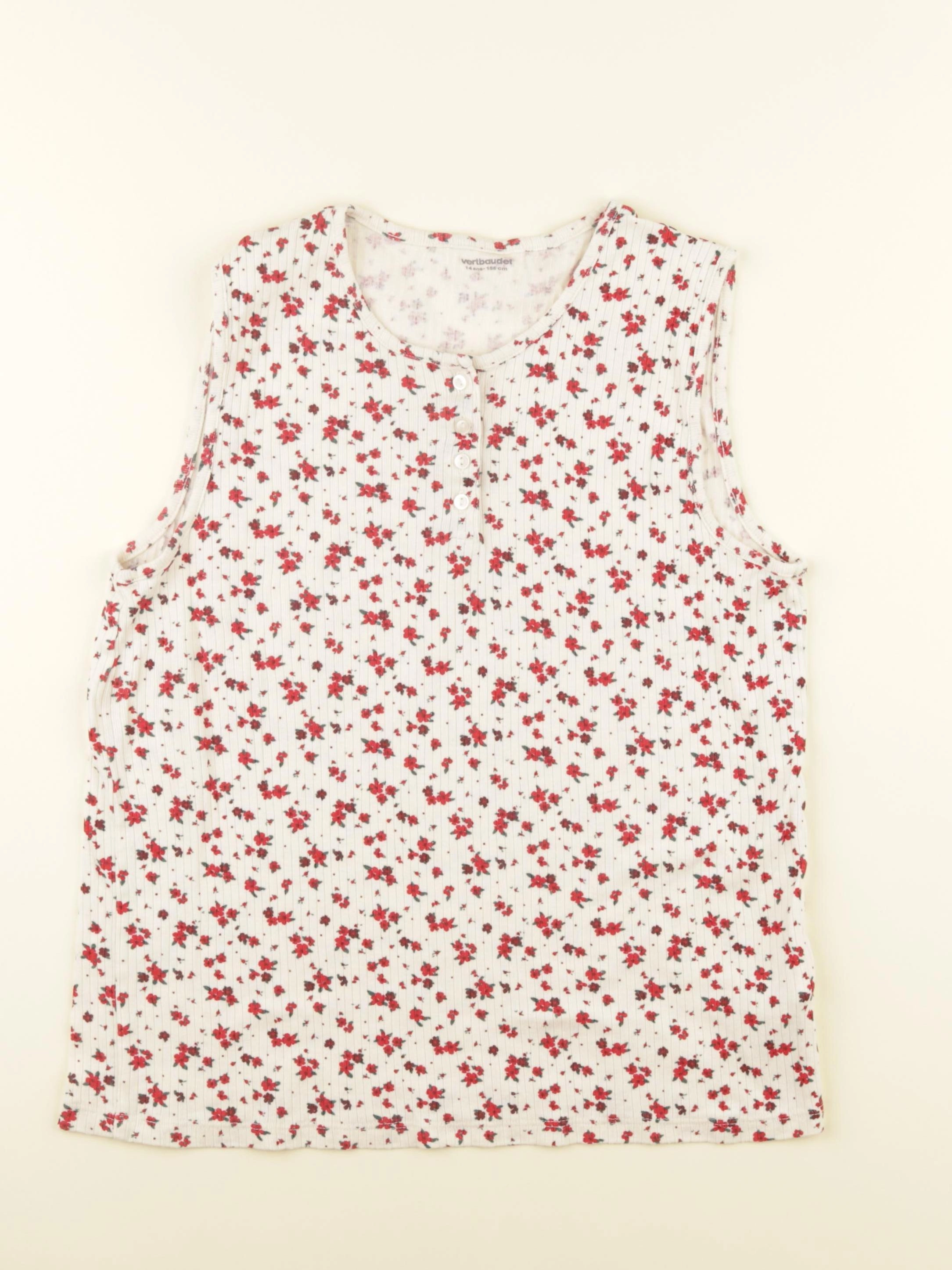 Vertbaudet - débardeur beige - 14 ans