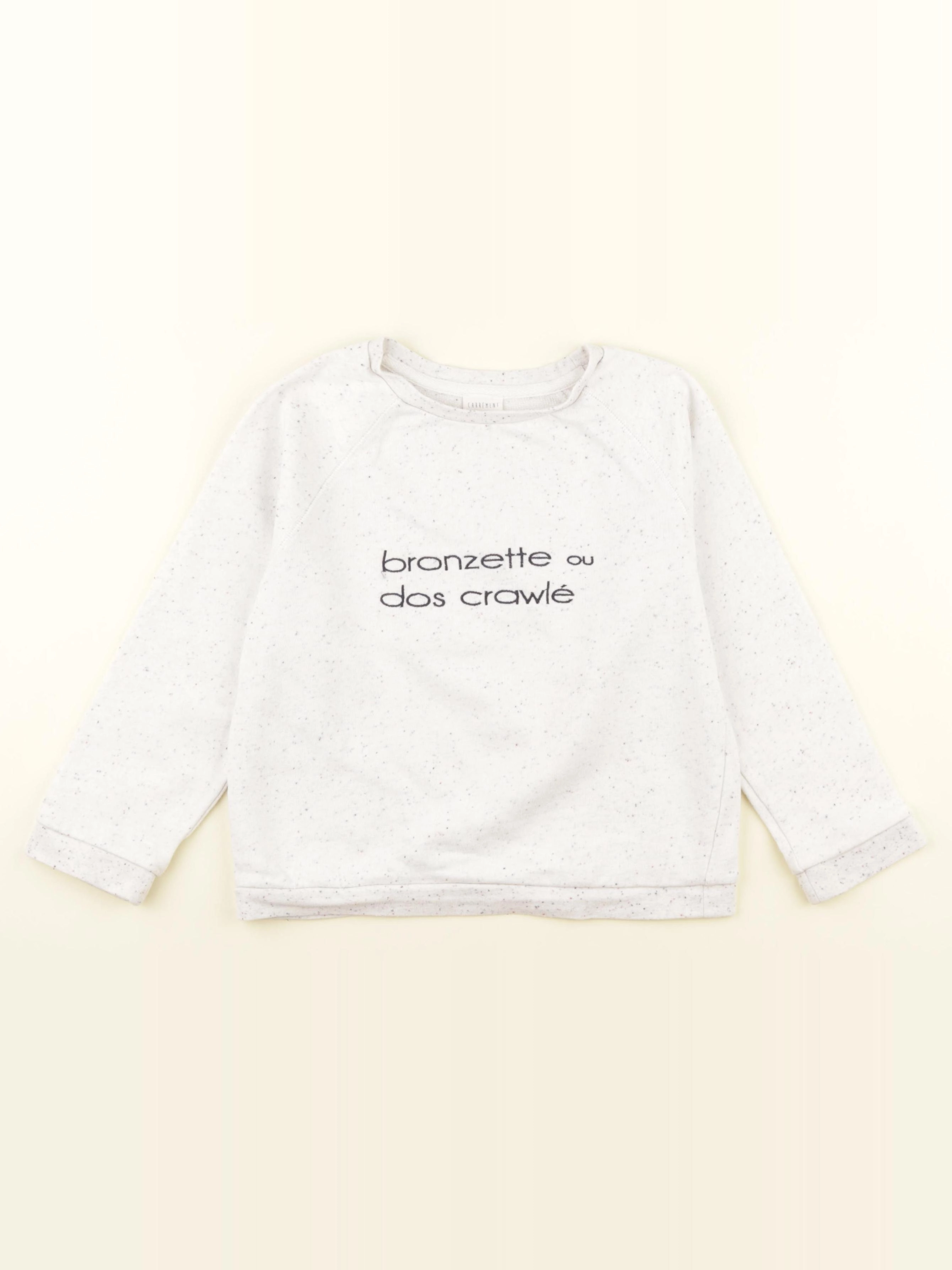 Carrément Beau - sweat beige - 6 ans