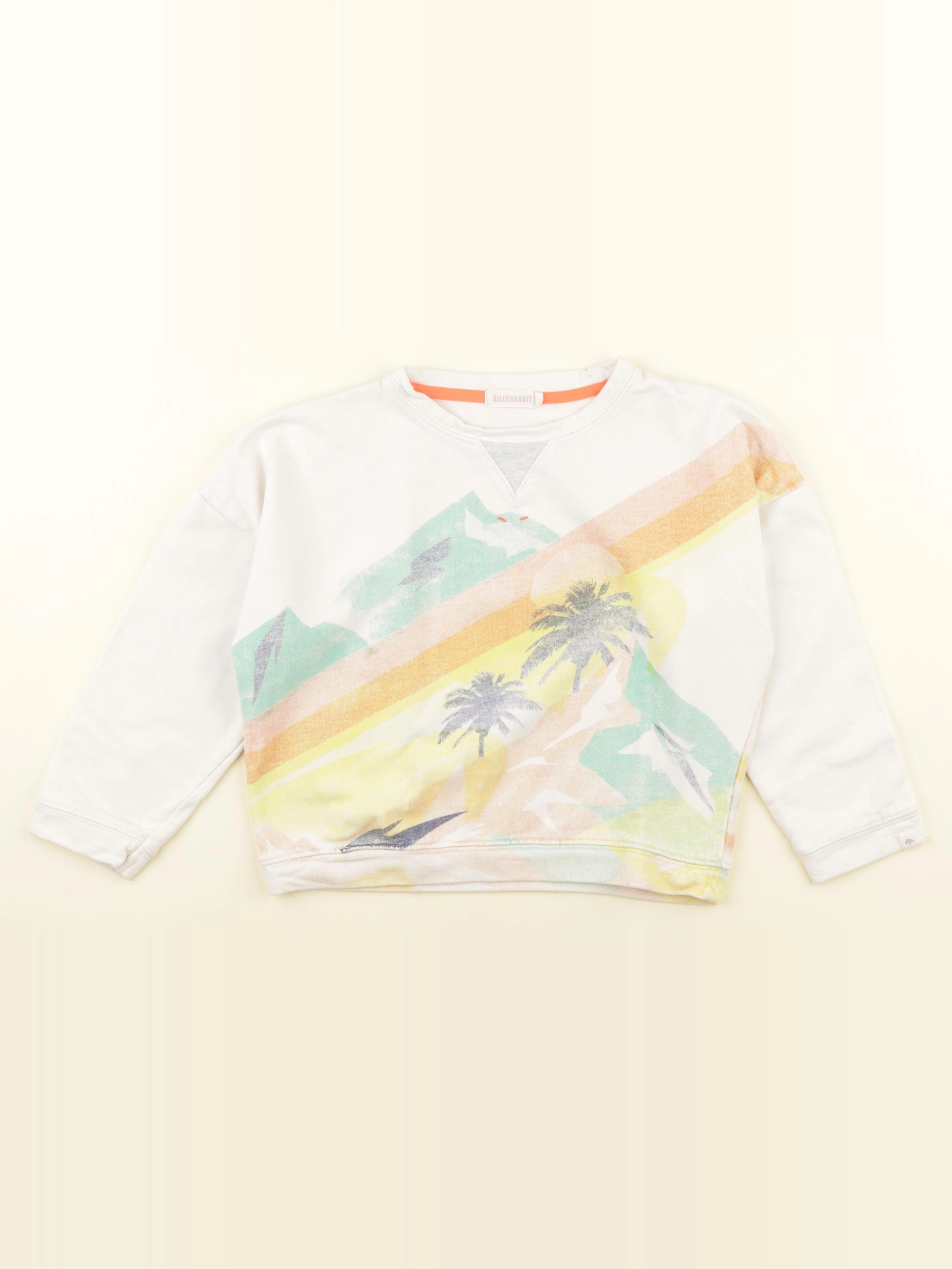 Billy Bandit - sweat multicolore - 6 ans