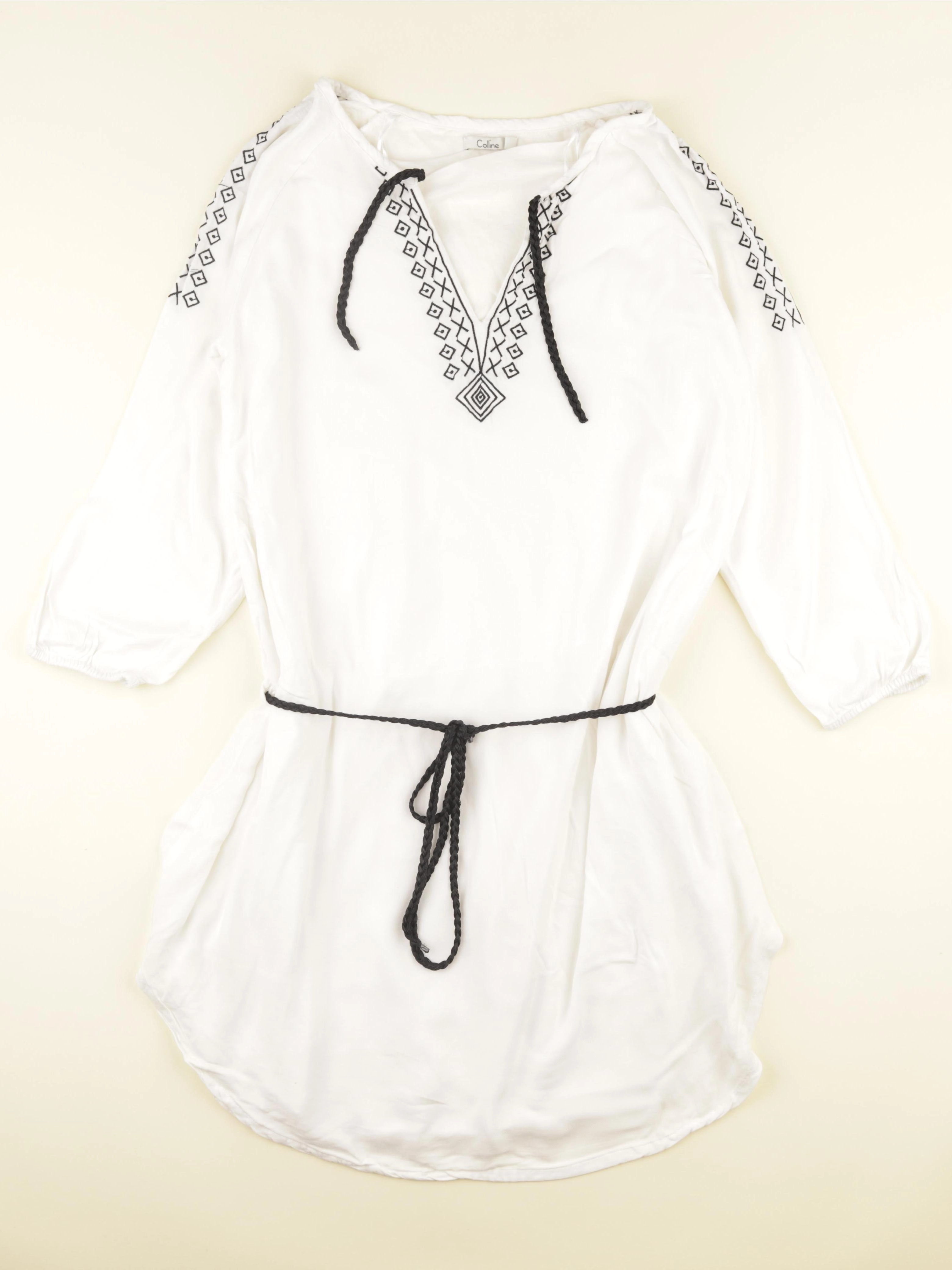 Vertbaudet - robe grossesse blanc - 38