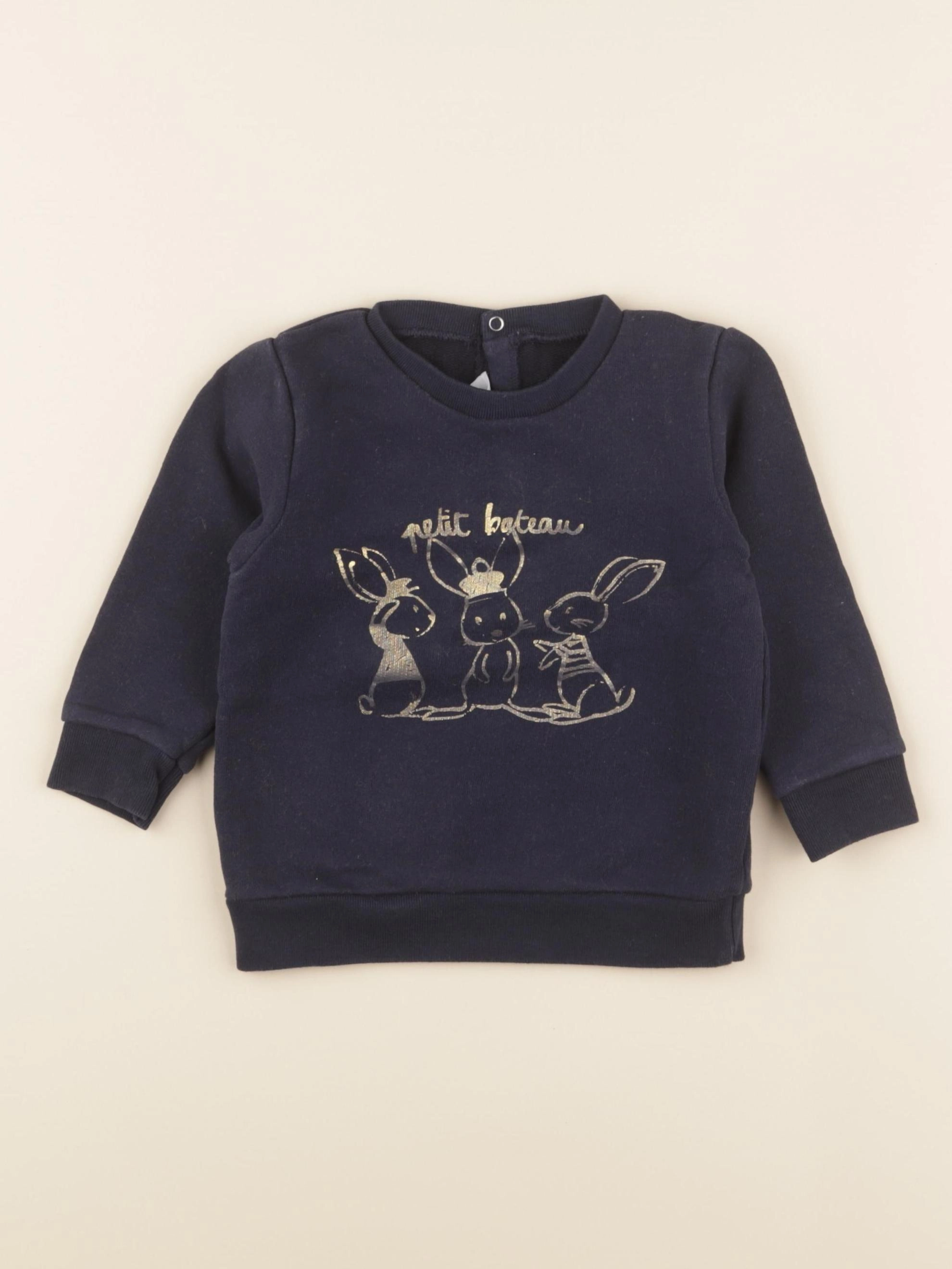 Boutchou - tee-shirt bleu - 24 mois