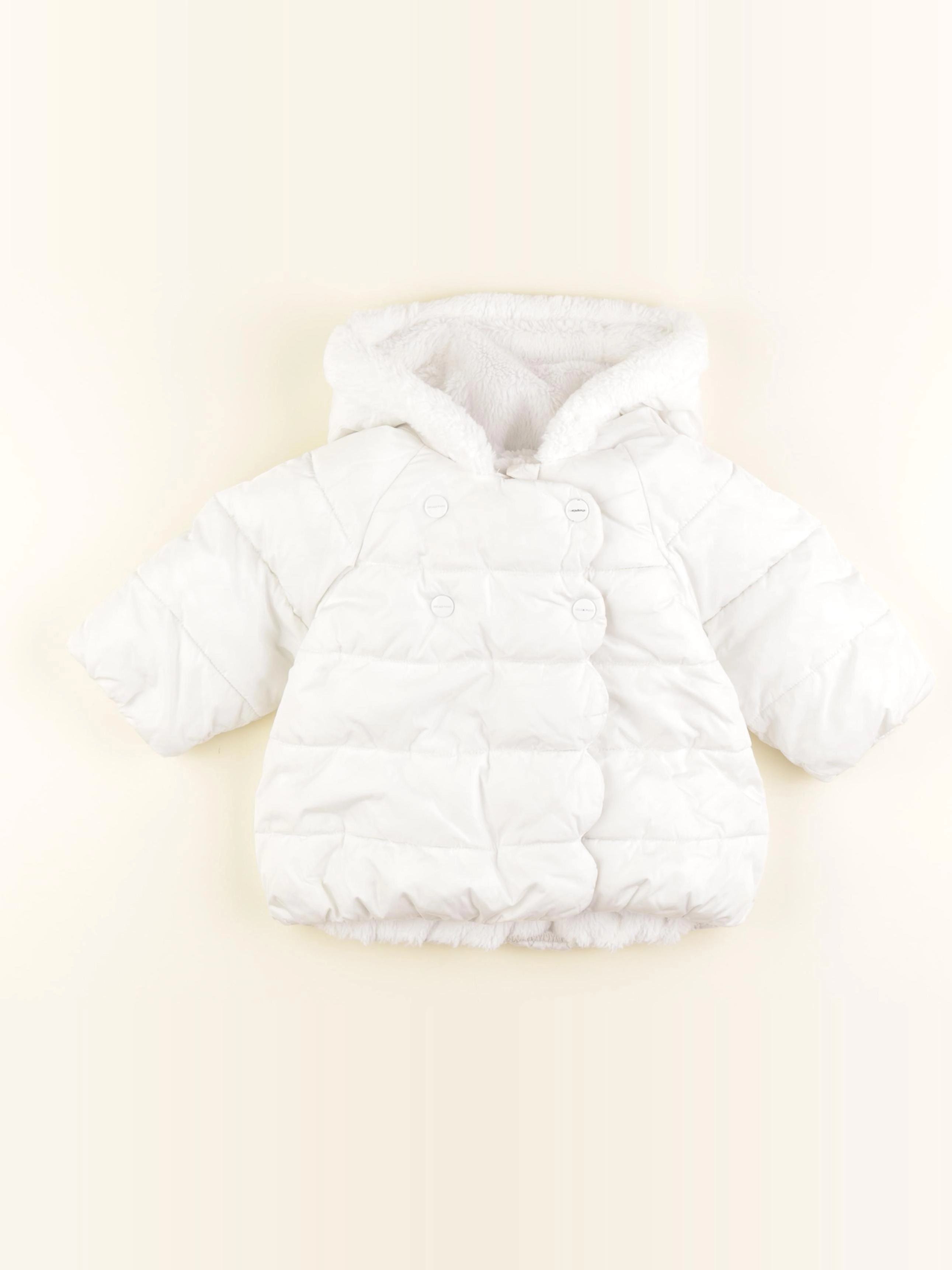 Jacadi - doudoune blanc - 12 mois