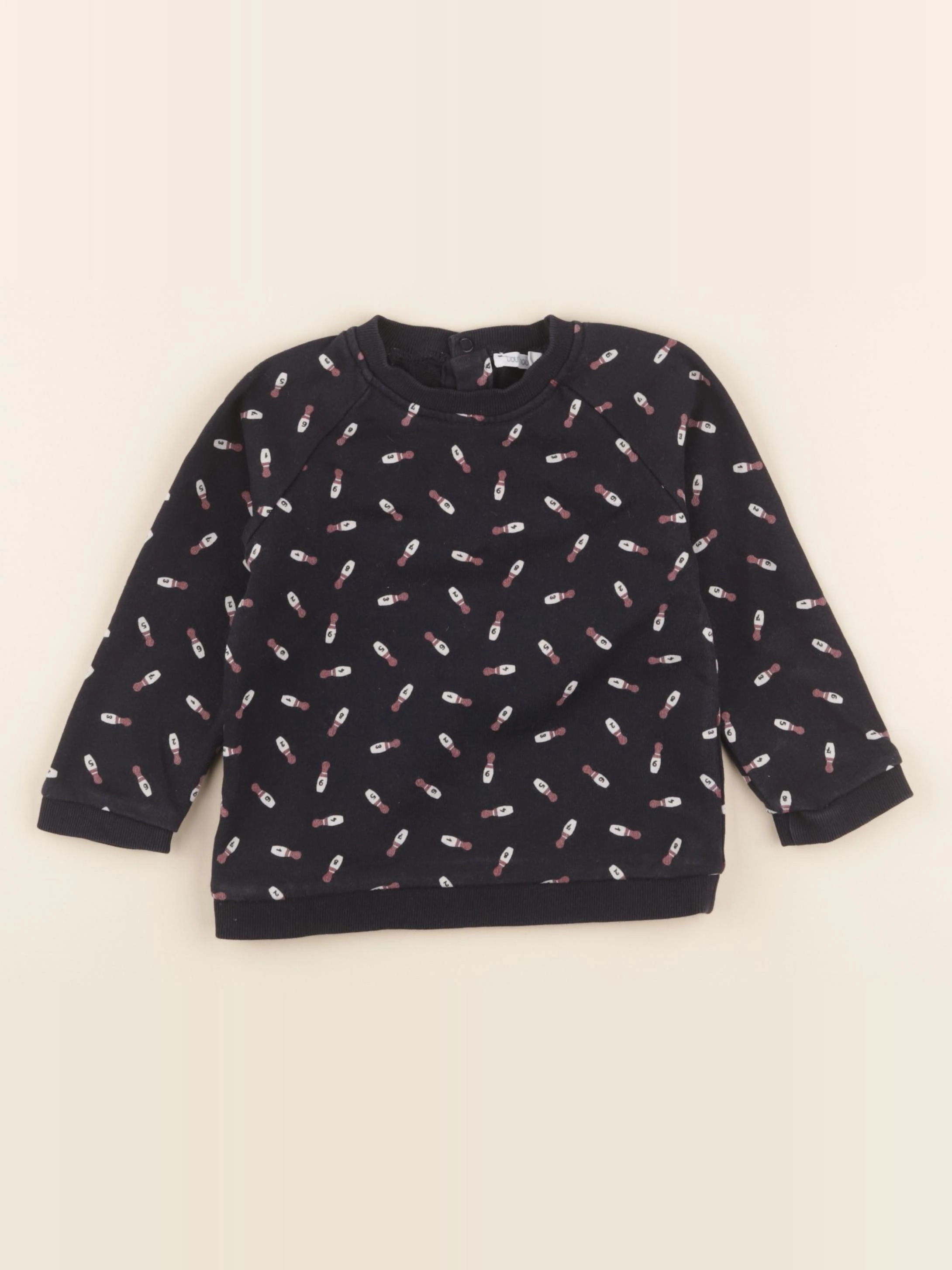 Boutchou - sweat bleu - 24 mois