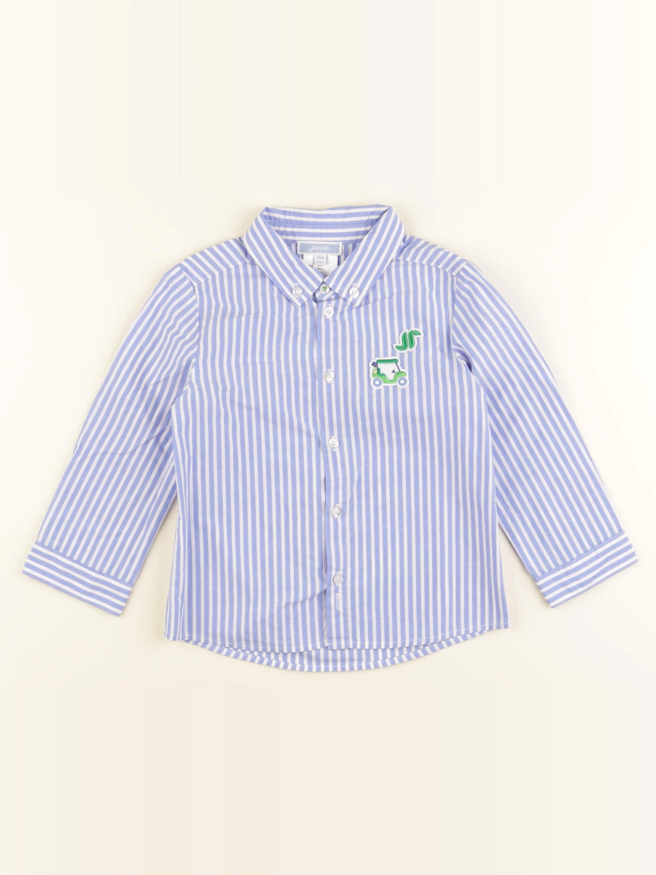 Jacadi - chemise bleu - 36 mois