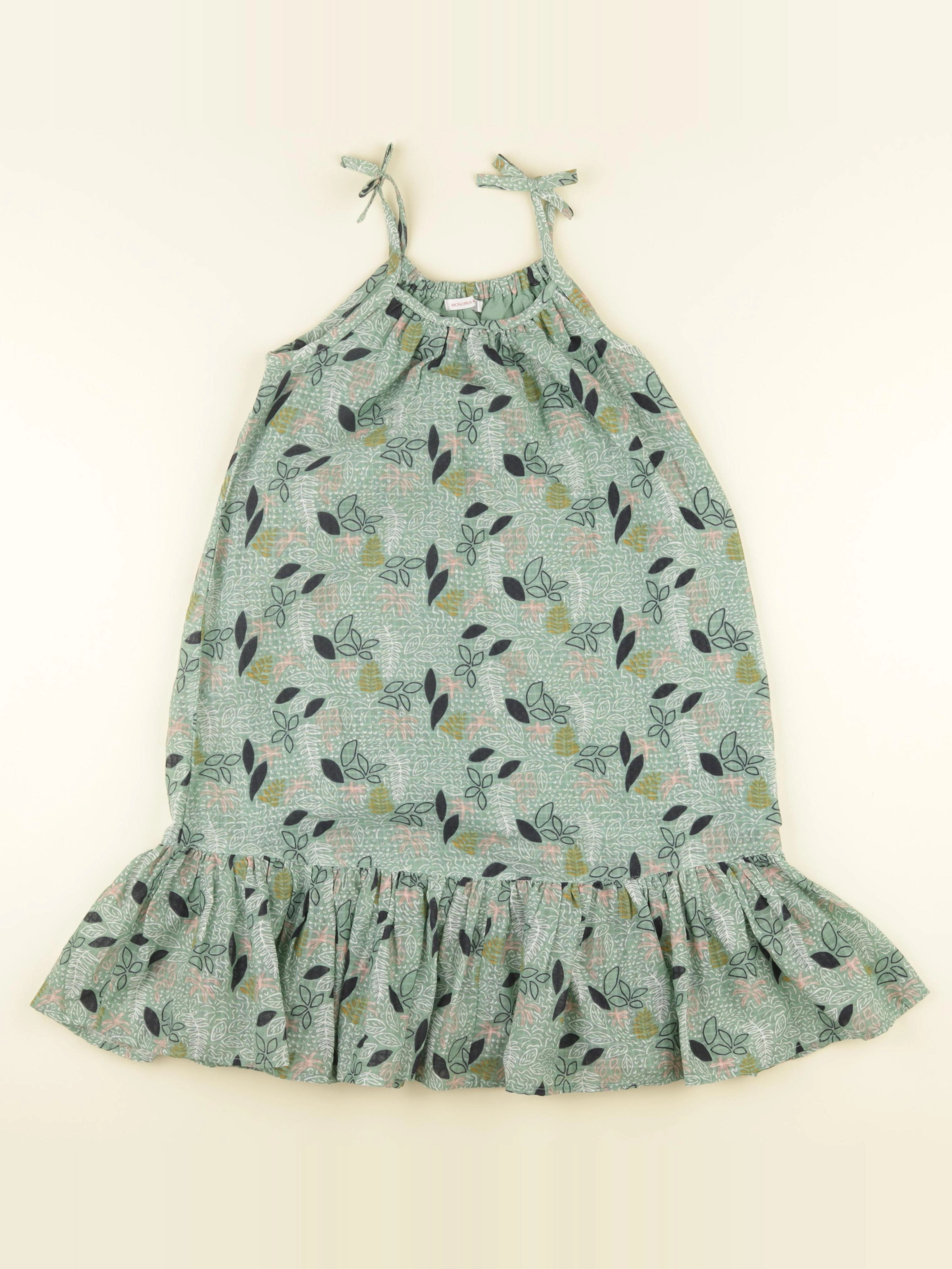 Monoprix - robe vert - 5 ans