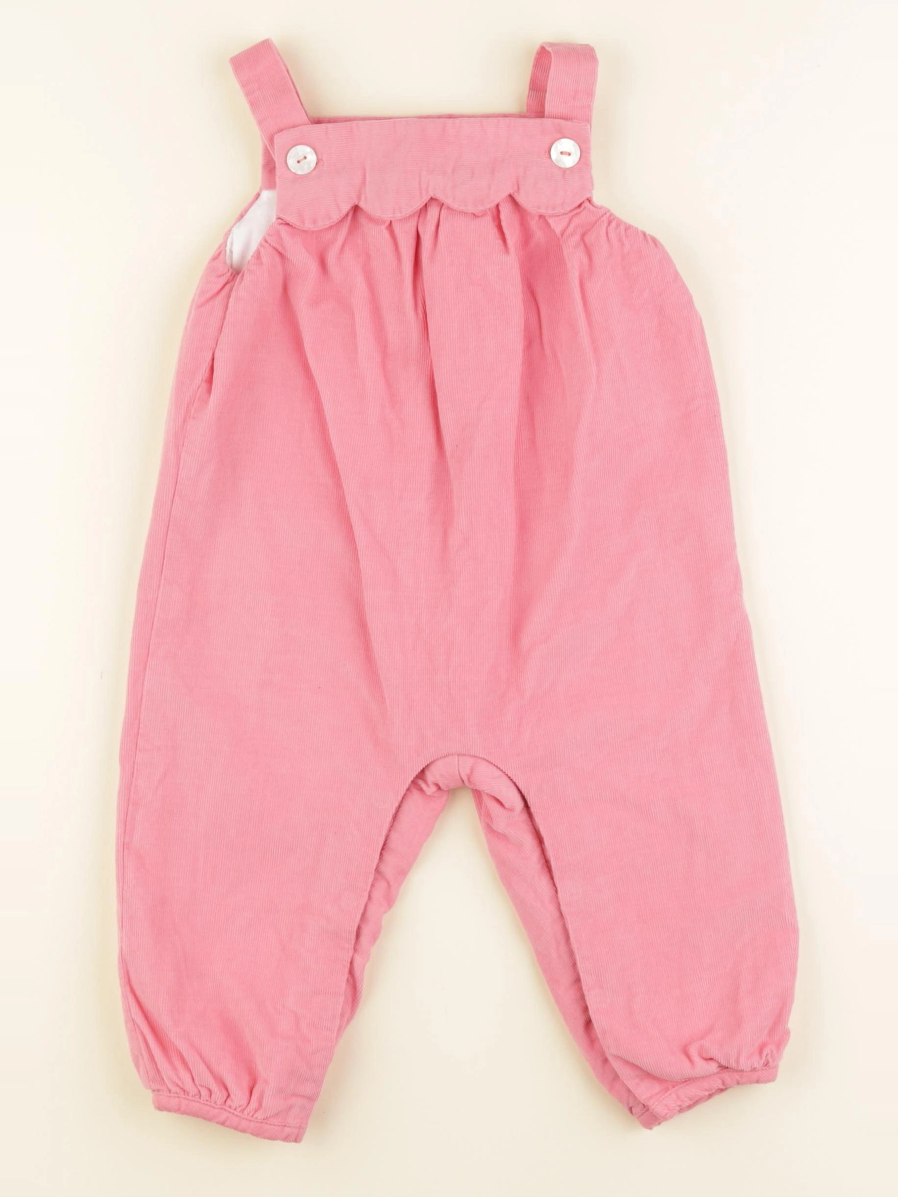 Jacadi - salopette rose - 12 mois