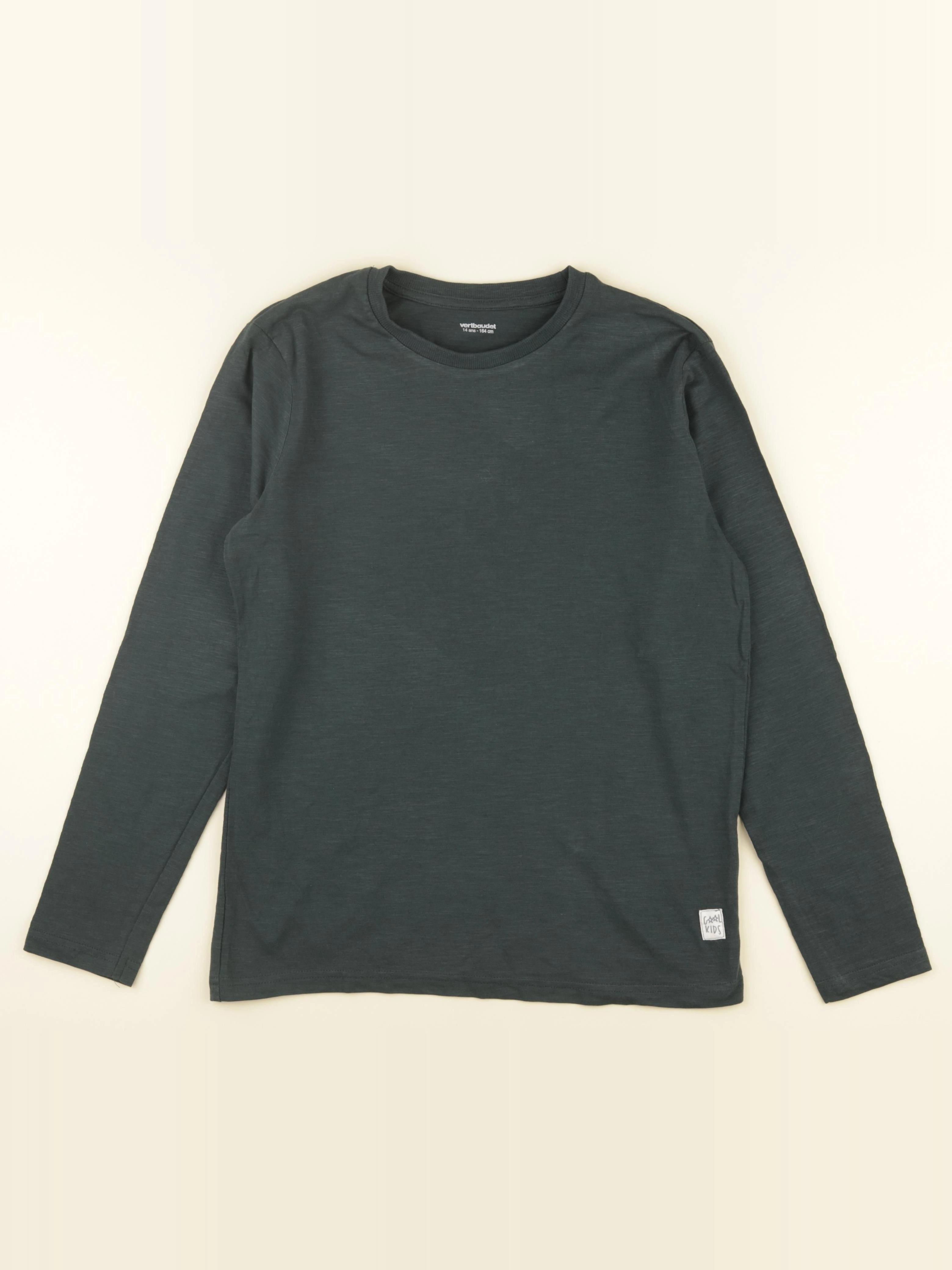 Vertbaudet - tee-shirt vert - 14 ans