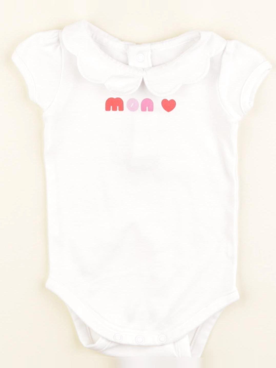 Jacadi - body à col blanc - 3 mois