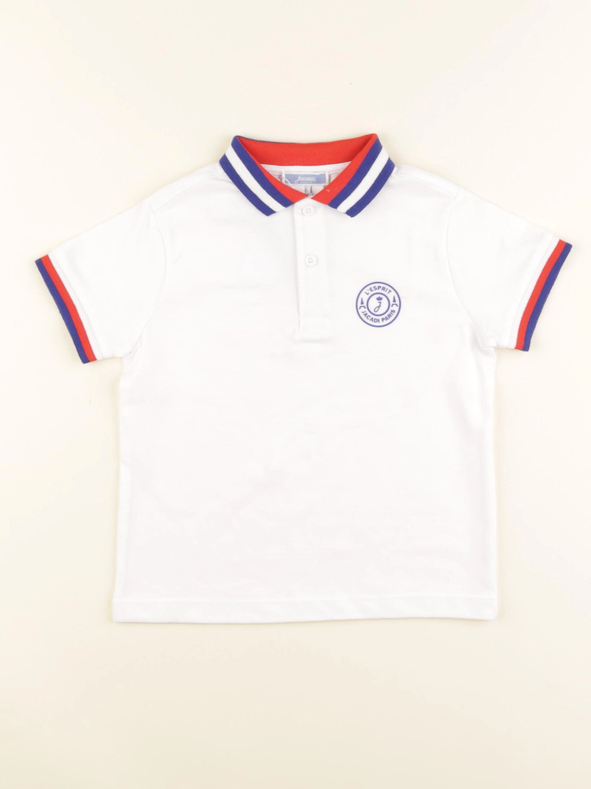 Jacadi - polo blanc - 4 ans
