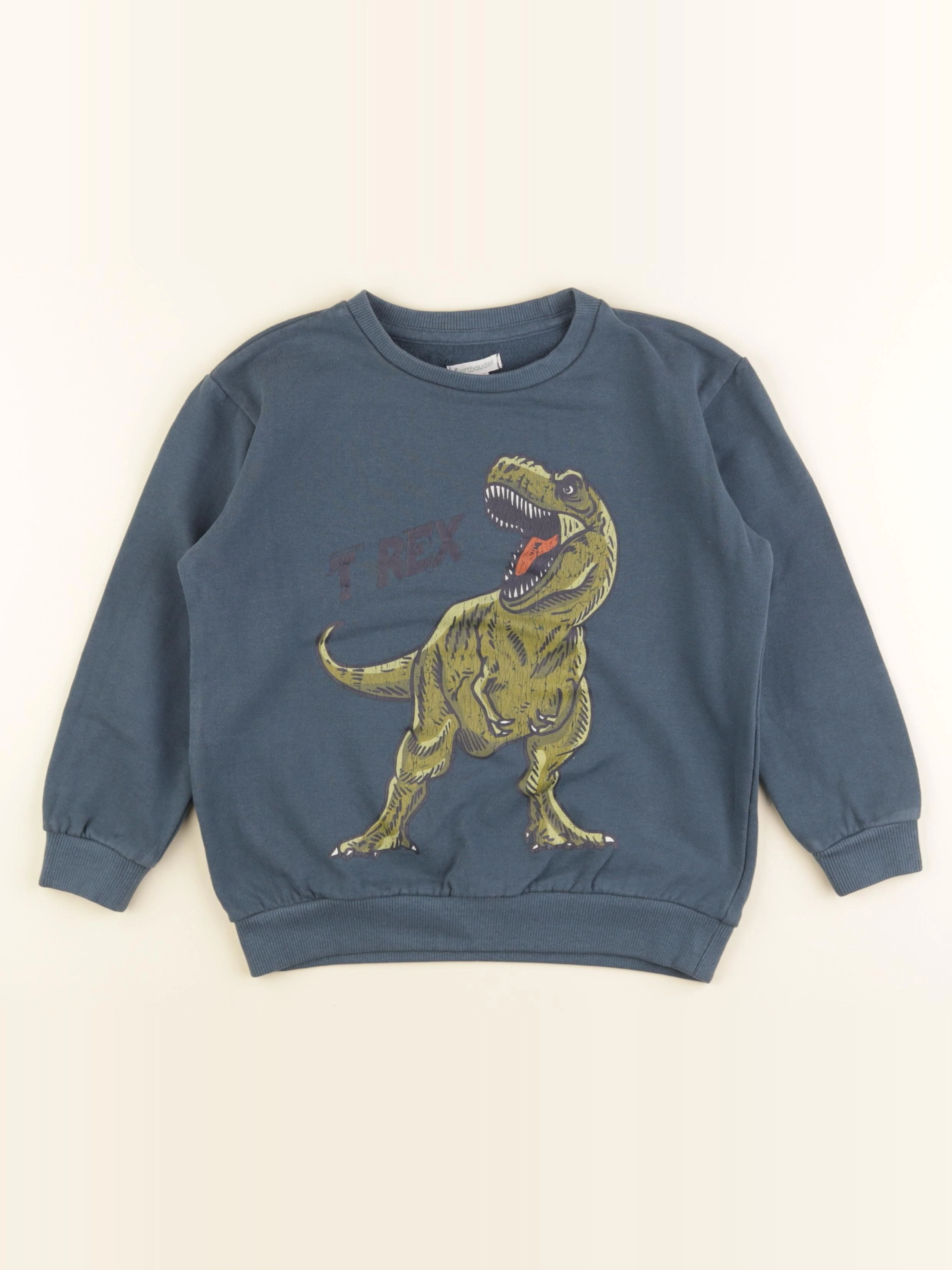 Vertbaudet - sweat bleu - 8 ans