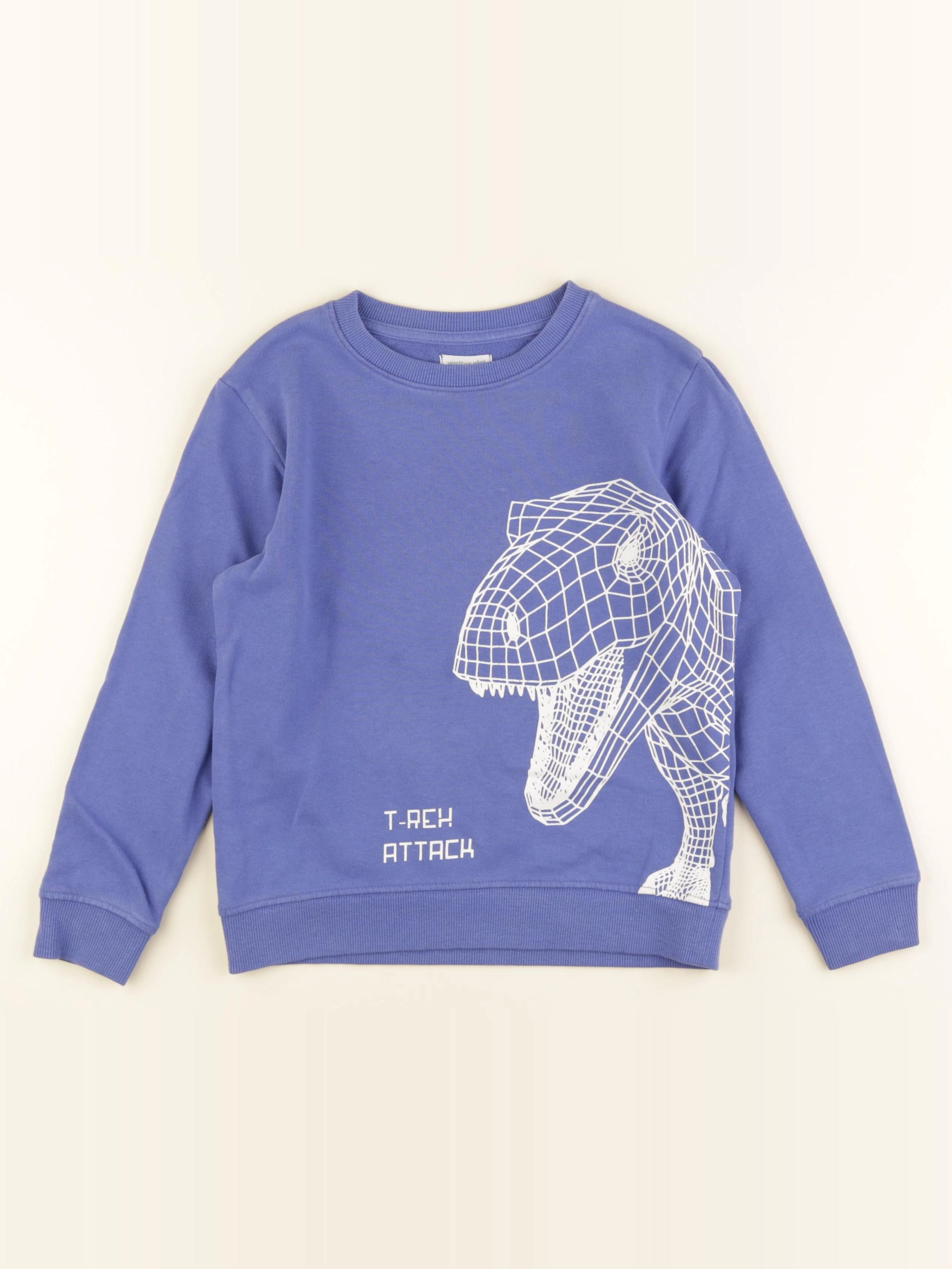 Vertbaudet - sweat bleu - 8 ans