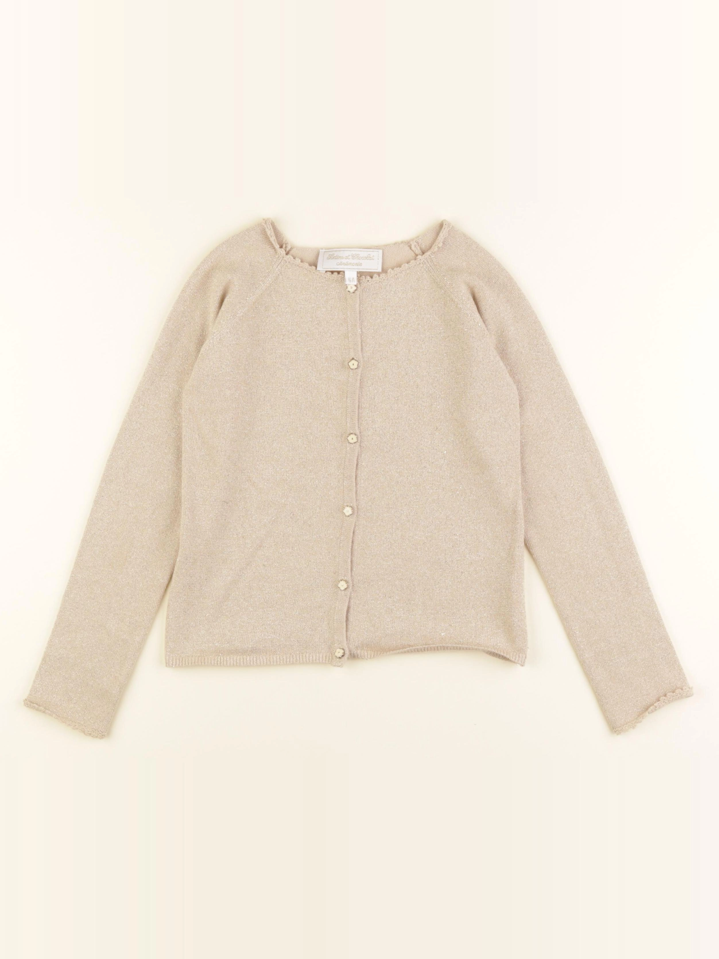 Tartine & Chocolat - gilet or - 6 ans