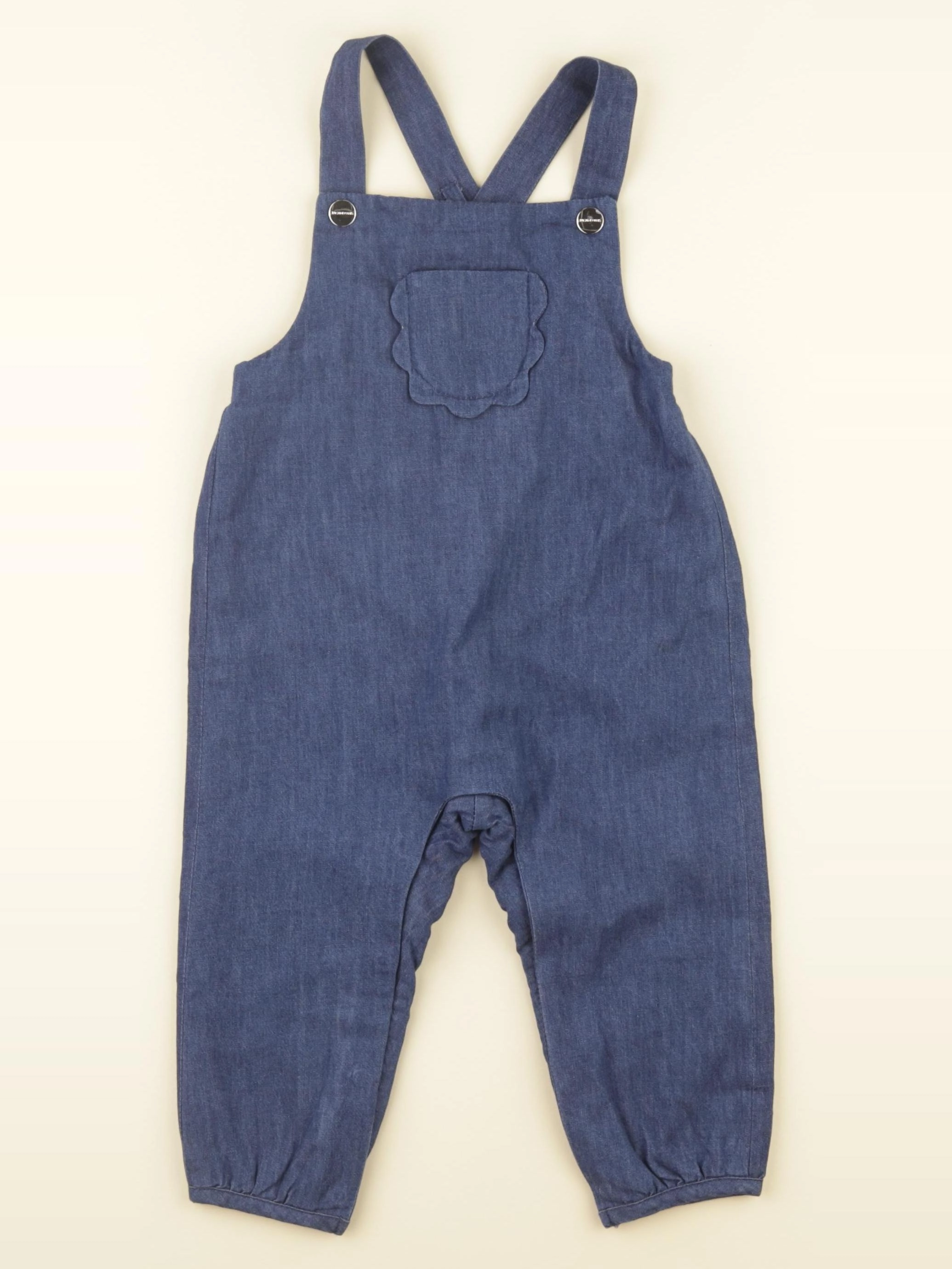 Jacadi - salopette doublé bleu - 18 mois
