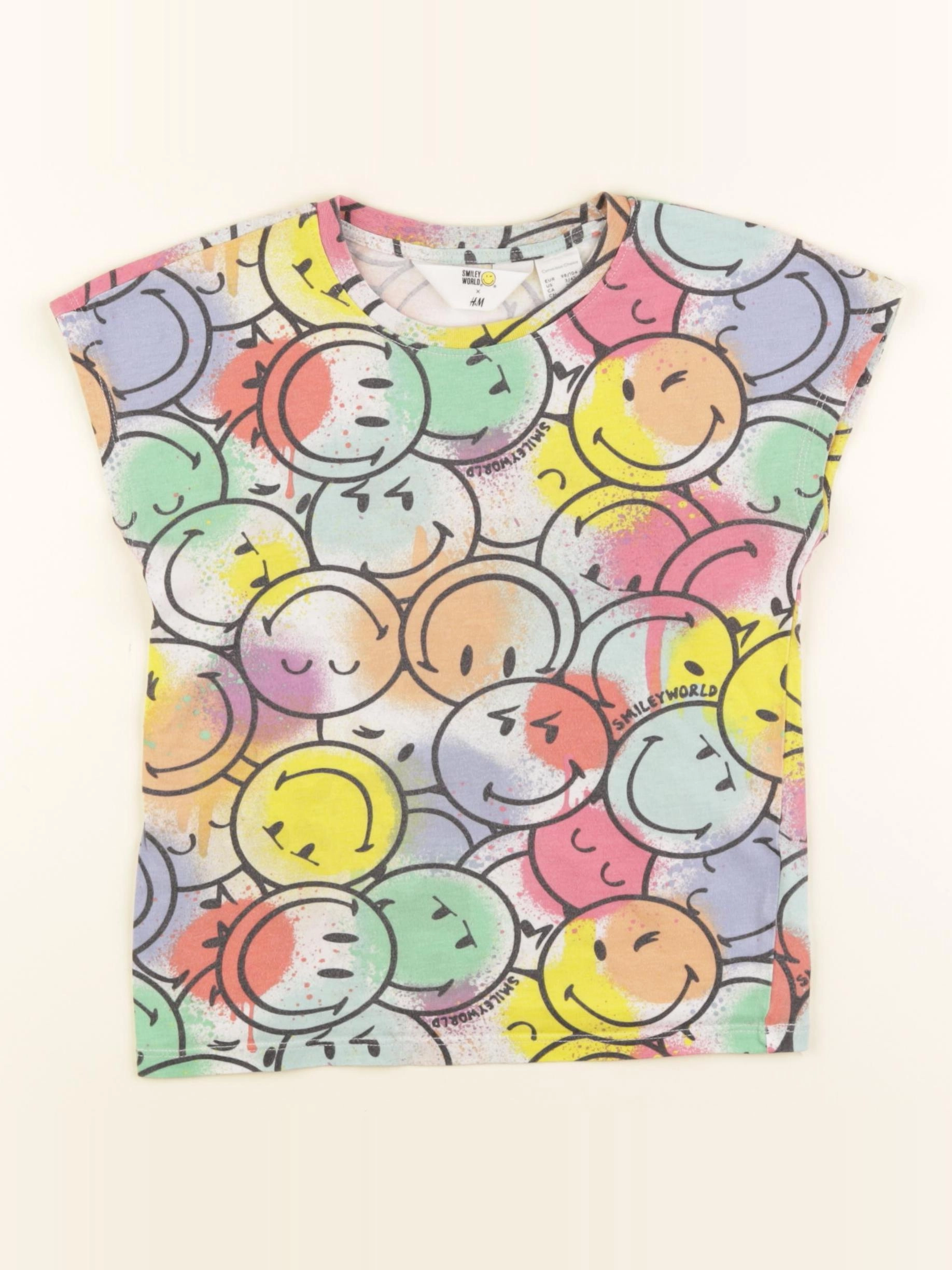 H&M - tee-shirt multicolore - 2/4 ans