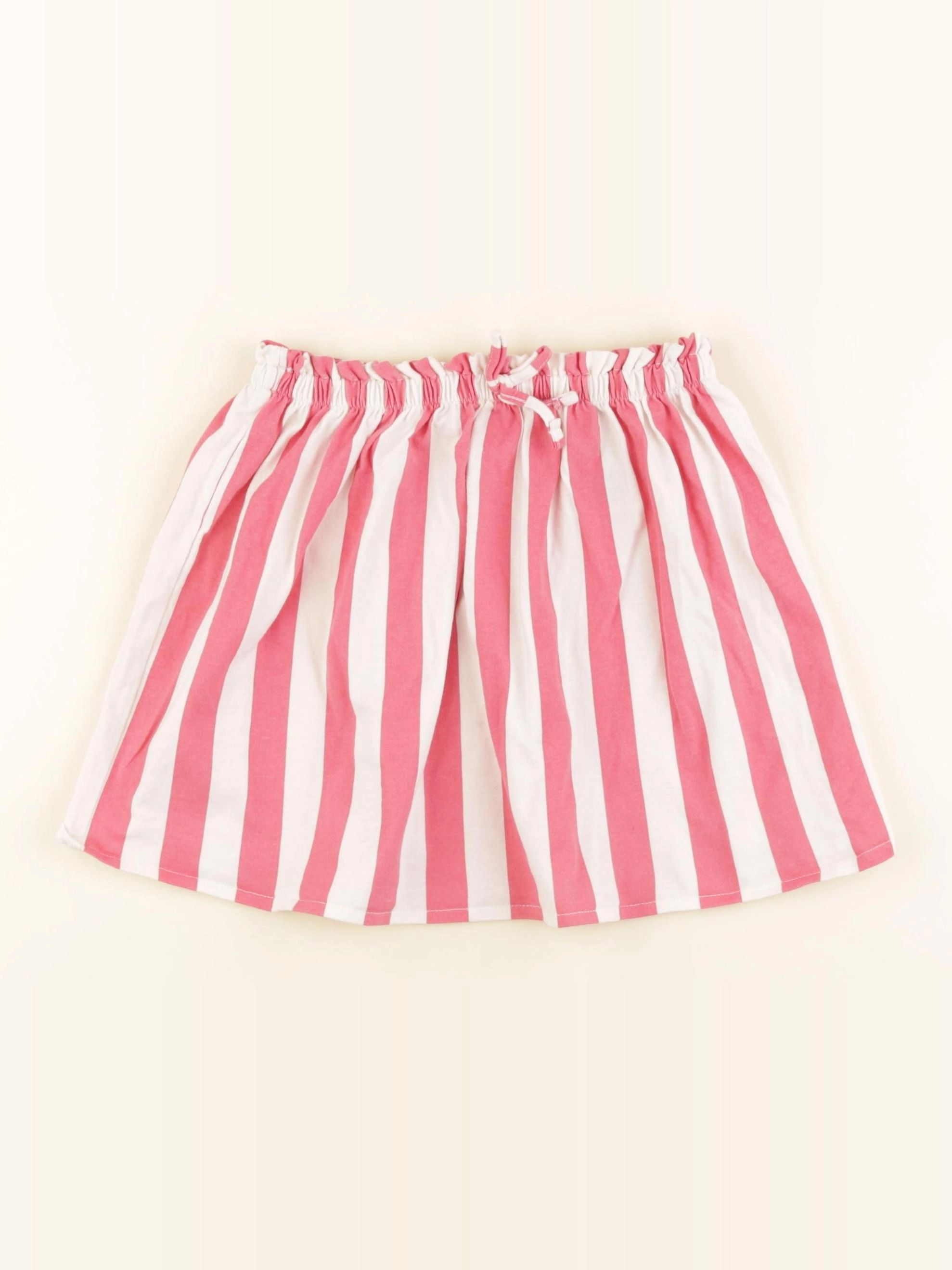 H&M - jupe blanc, rose - 2/4 ans