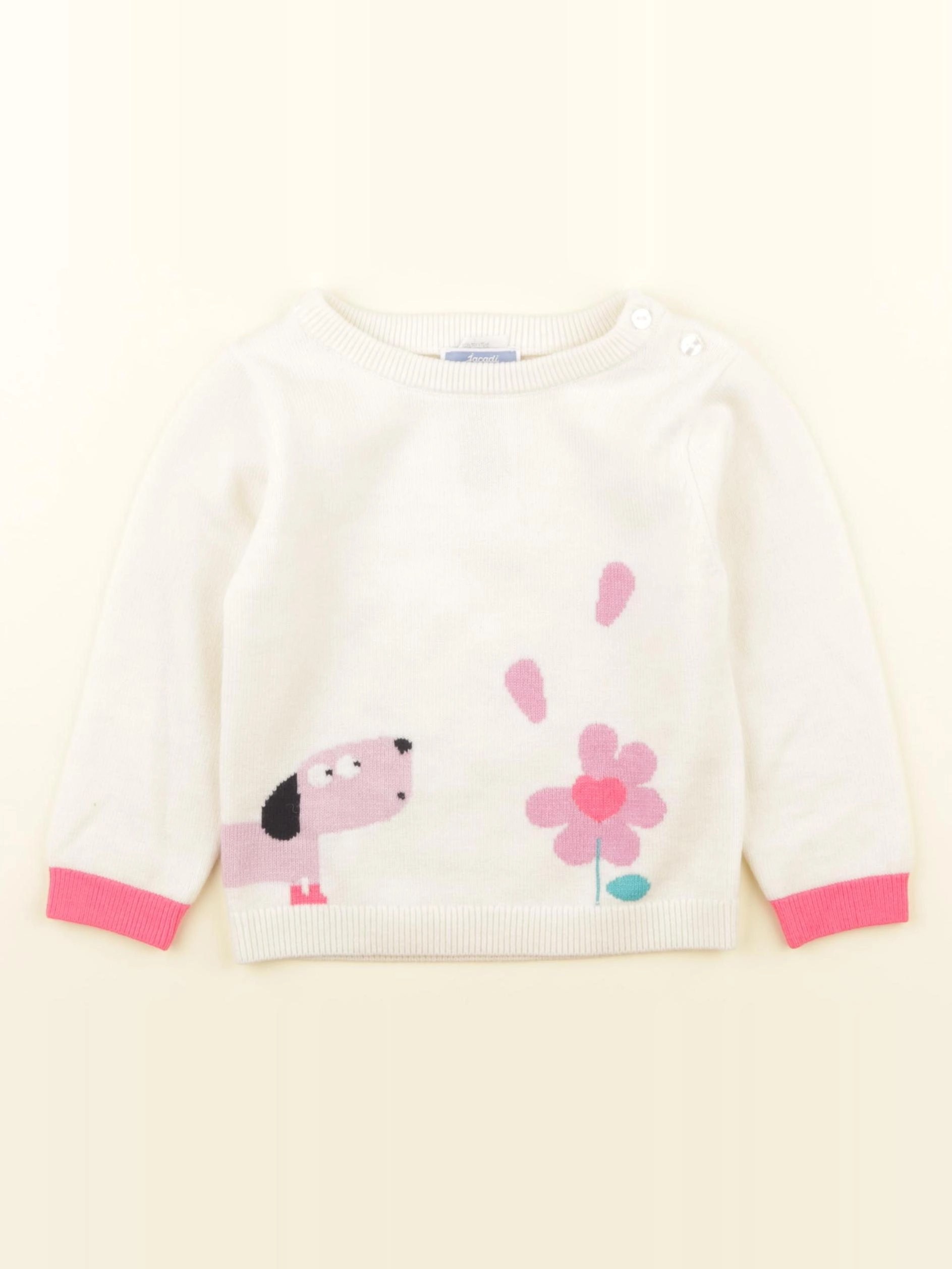 Jacadi - pull beige - 24 mois