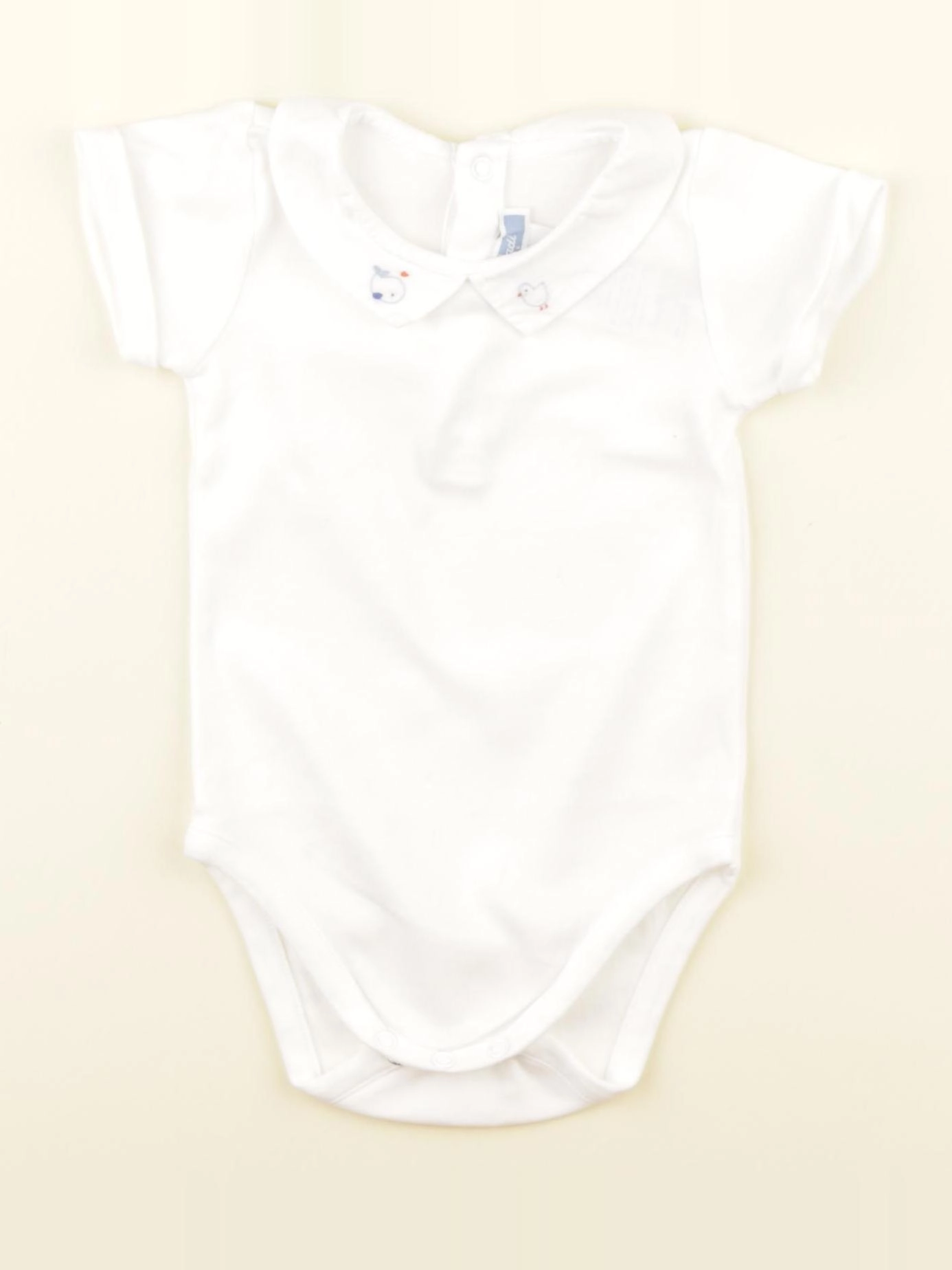 Jacadi - body à col blanc - 12 mois