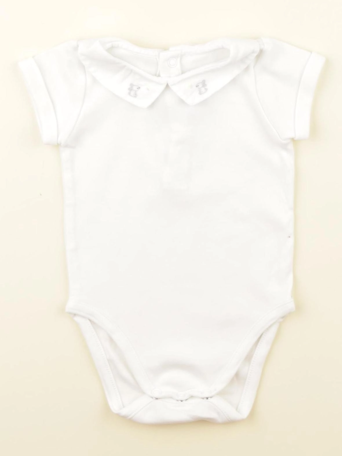 Jacadi - body à col blanc - 6 mois
