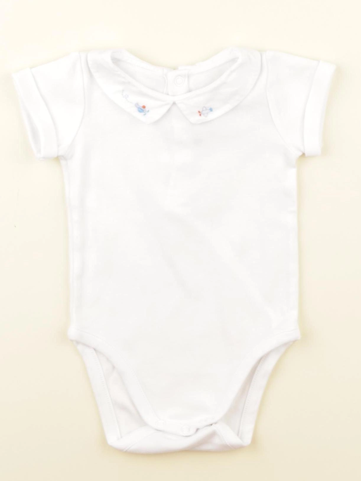 Jacadi - body à col blanc - 6 mois