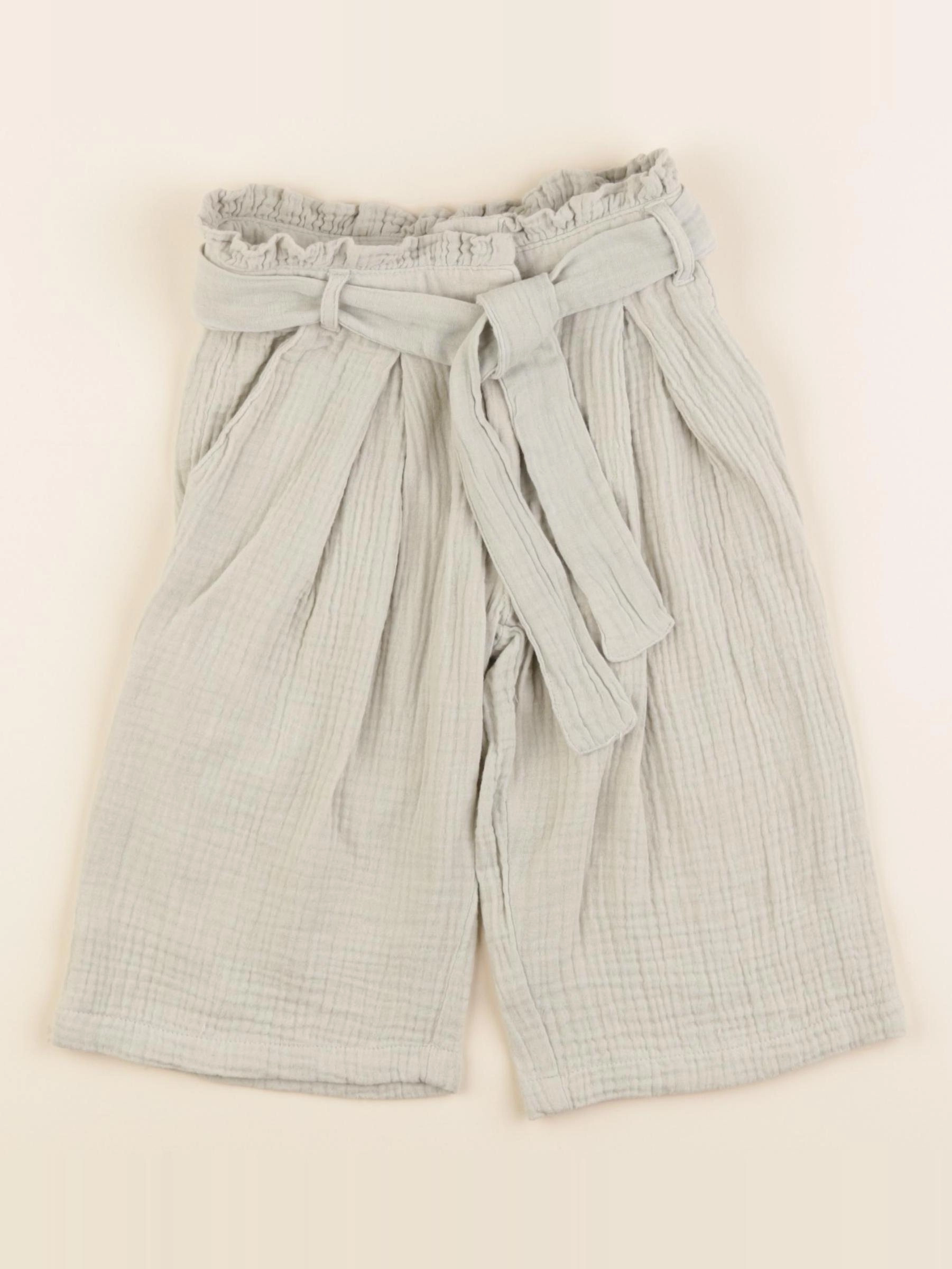 Vertbaudet - pantalon vert - 4 ans