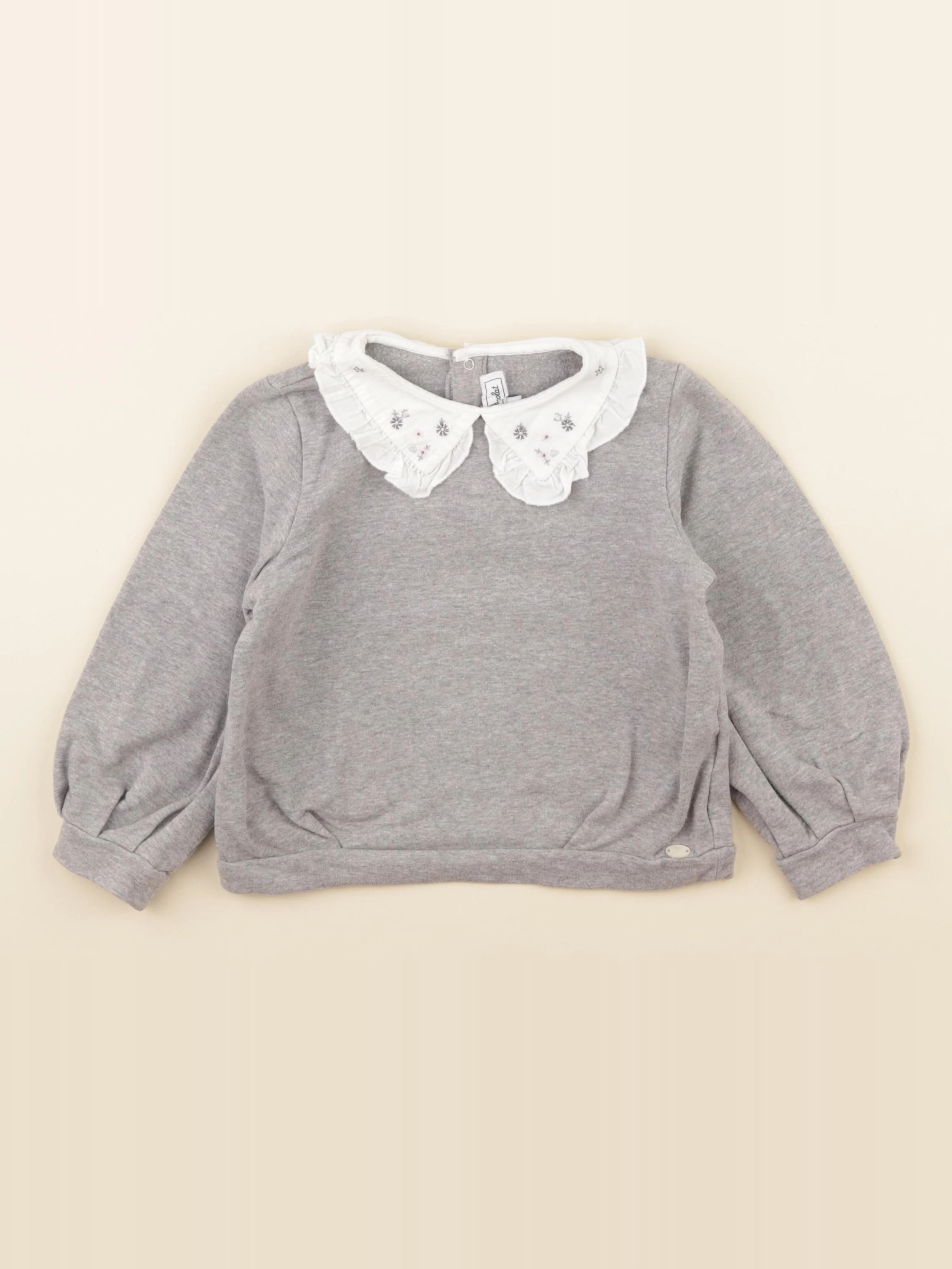 Tartine & Chocolat - sweat gris - 4 ans