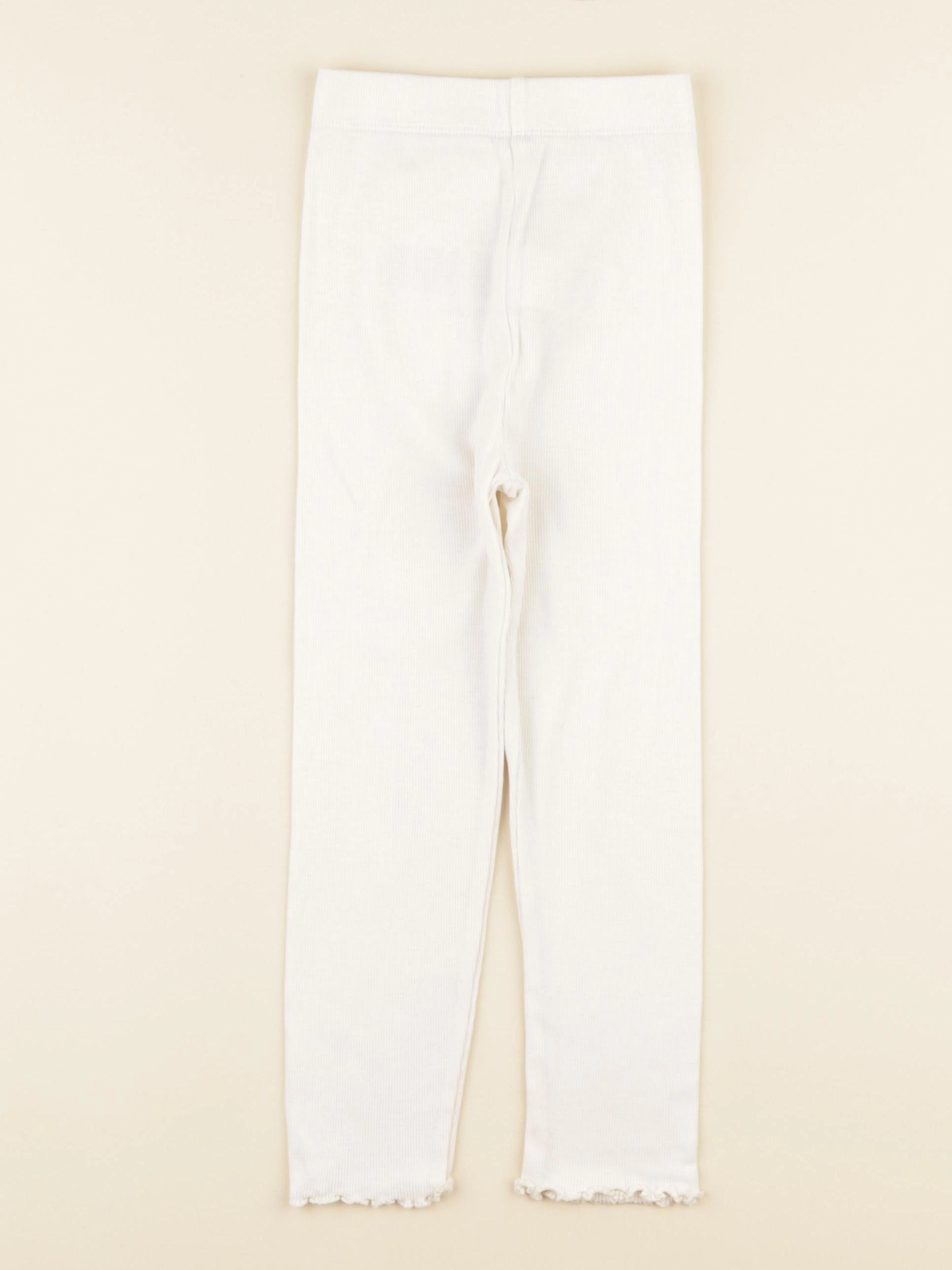 Vertbaudet - legging blanc - 5 ans