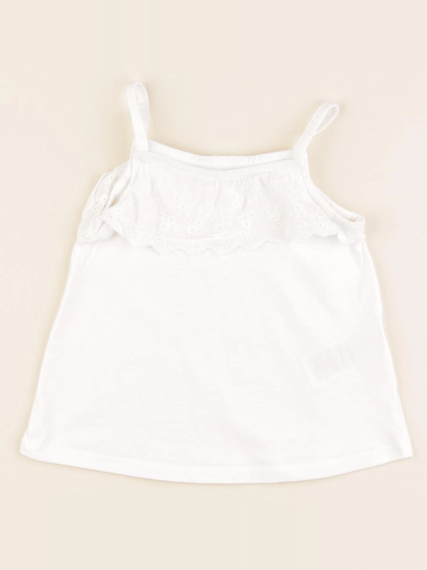 Vertbaudet - débardeur blanc - 3 ans