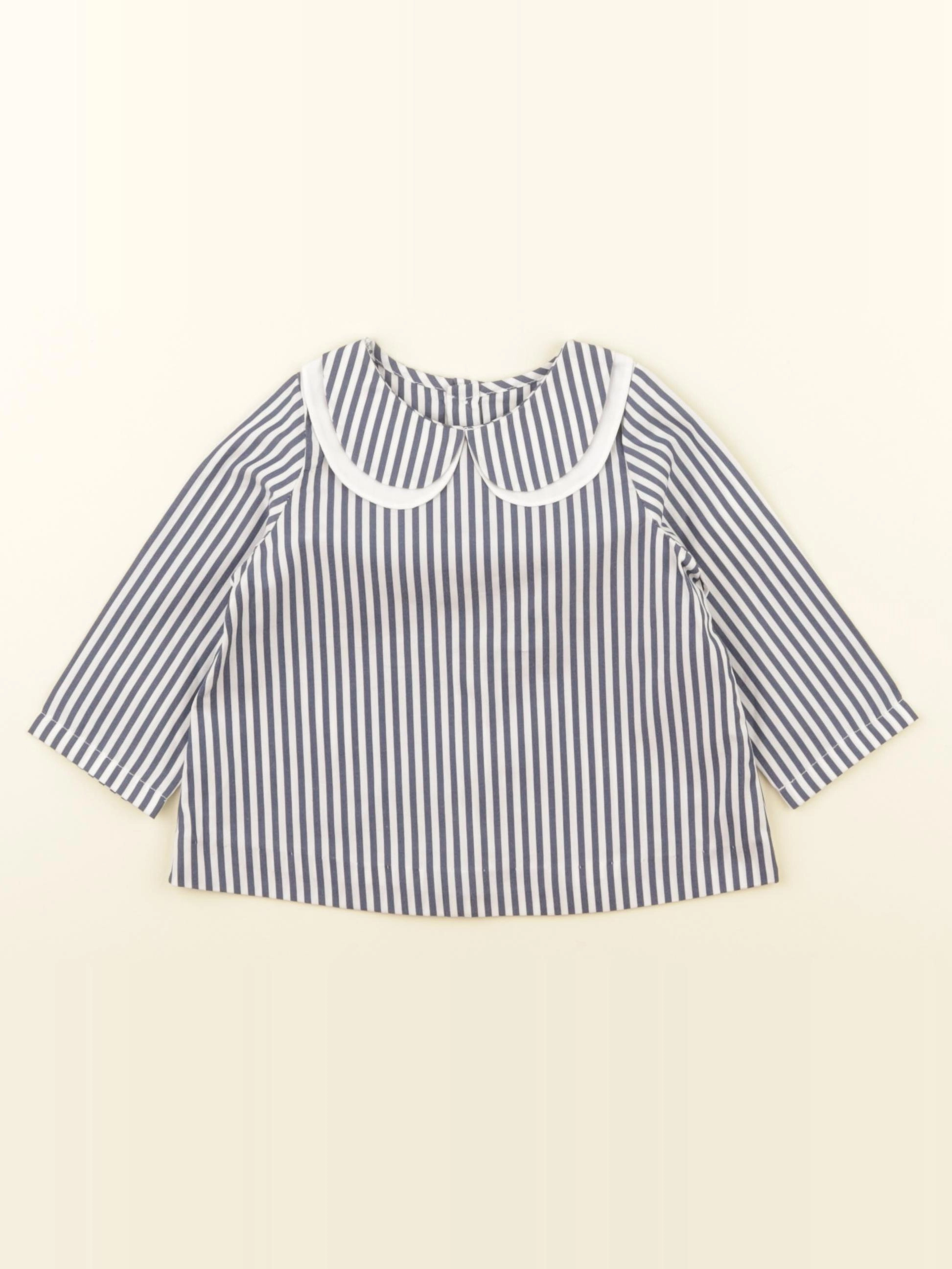 Jacadi - blouse bleu - 6 mois