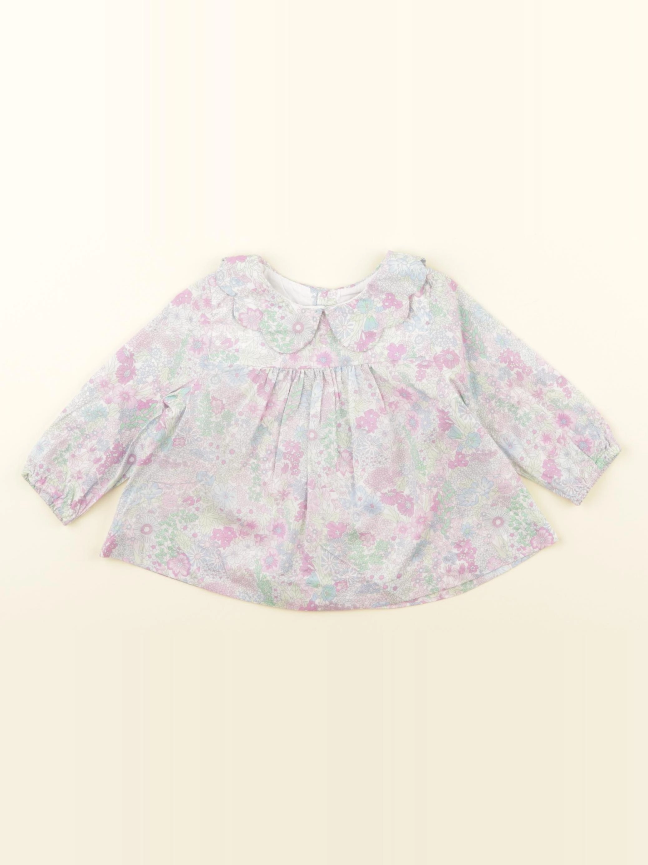 Jacadi - blouse liberty multicolore - 6 mois