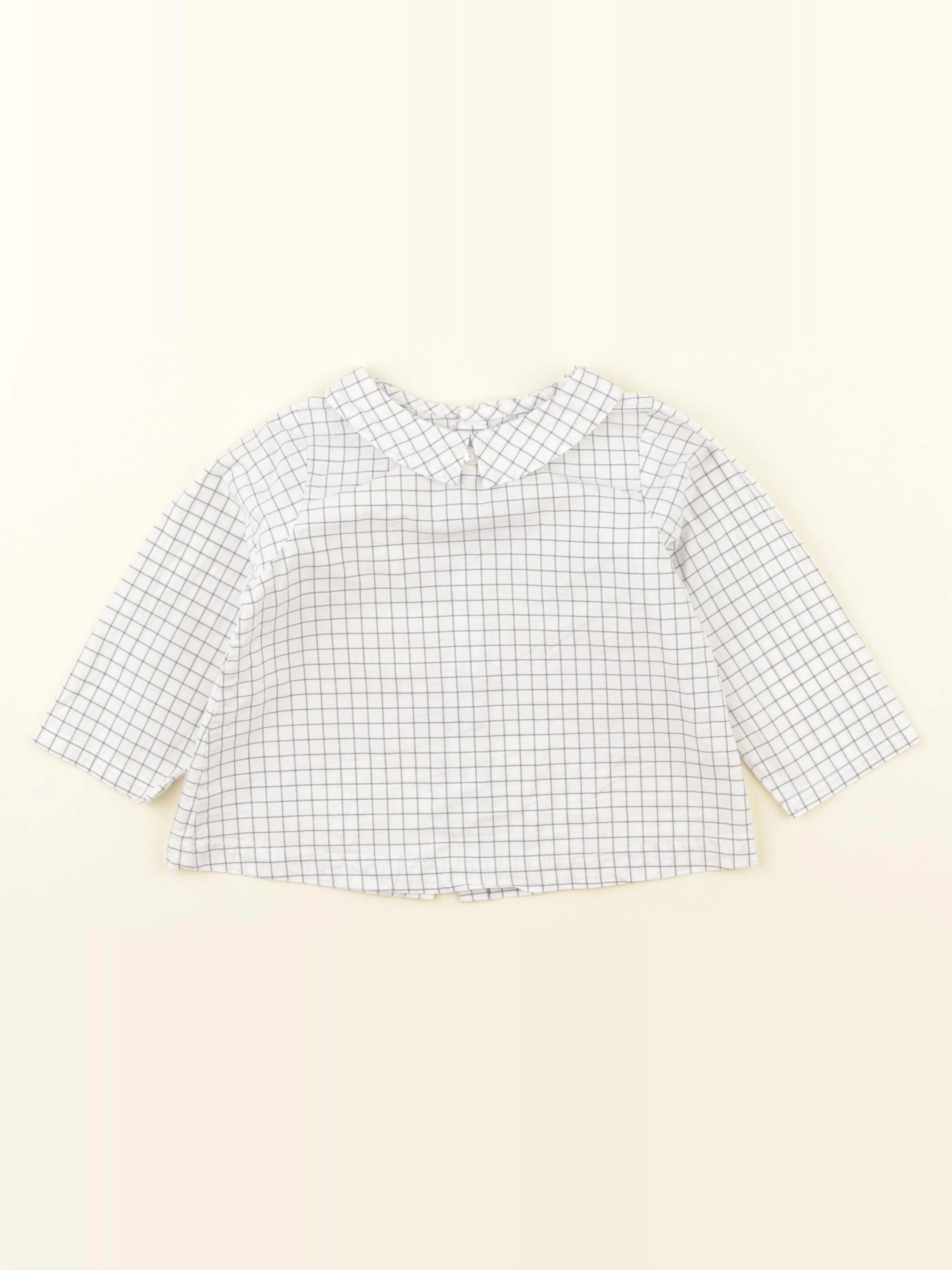 Jacadi - chemise bleu - 6 mois