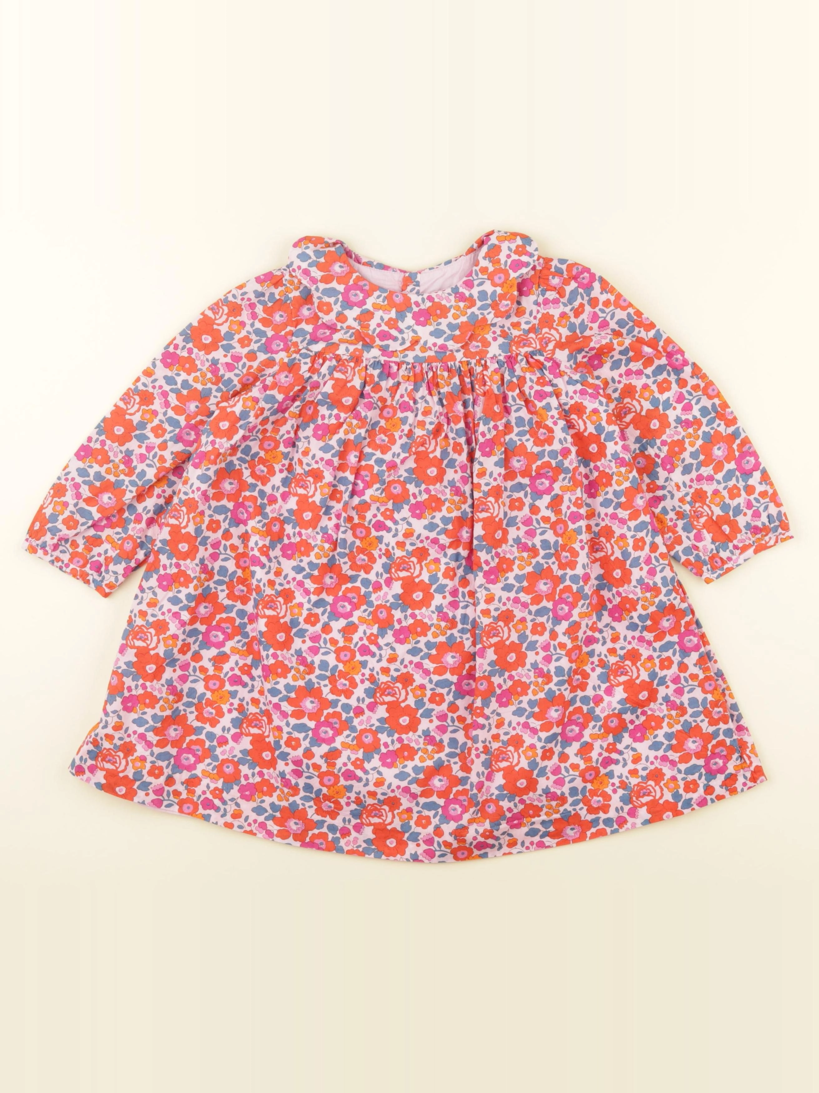 Jacadi - robe liberty multicolore - 36 mois