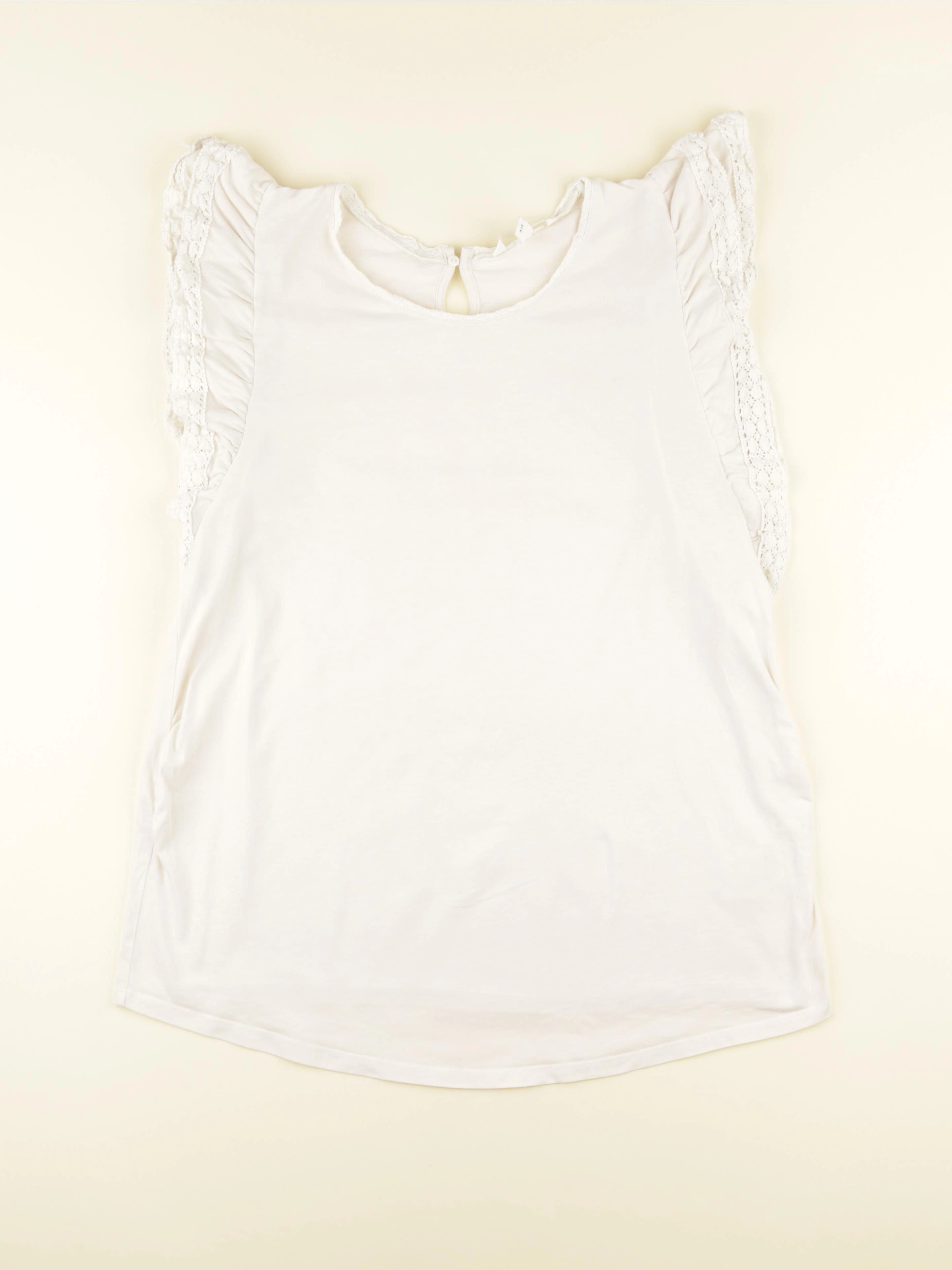H&M - tee-shirt grossesse blanc - 44 à 46