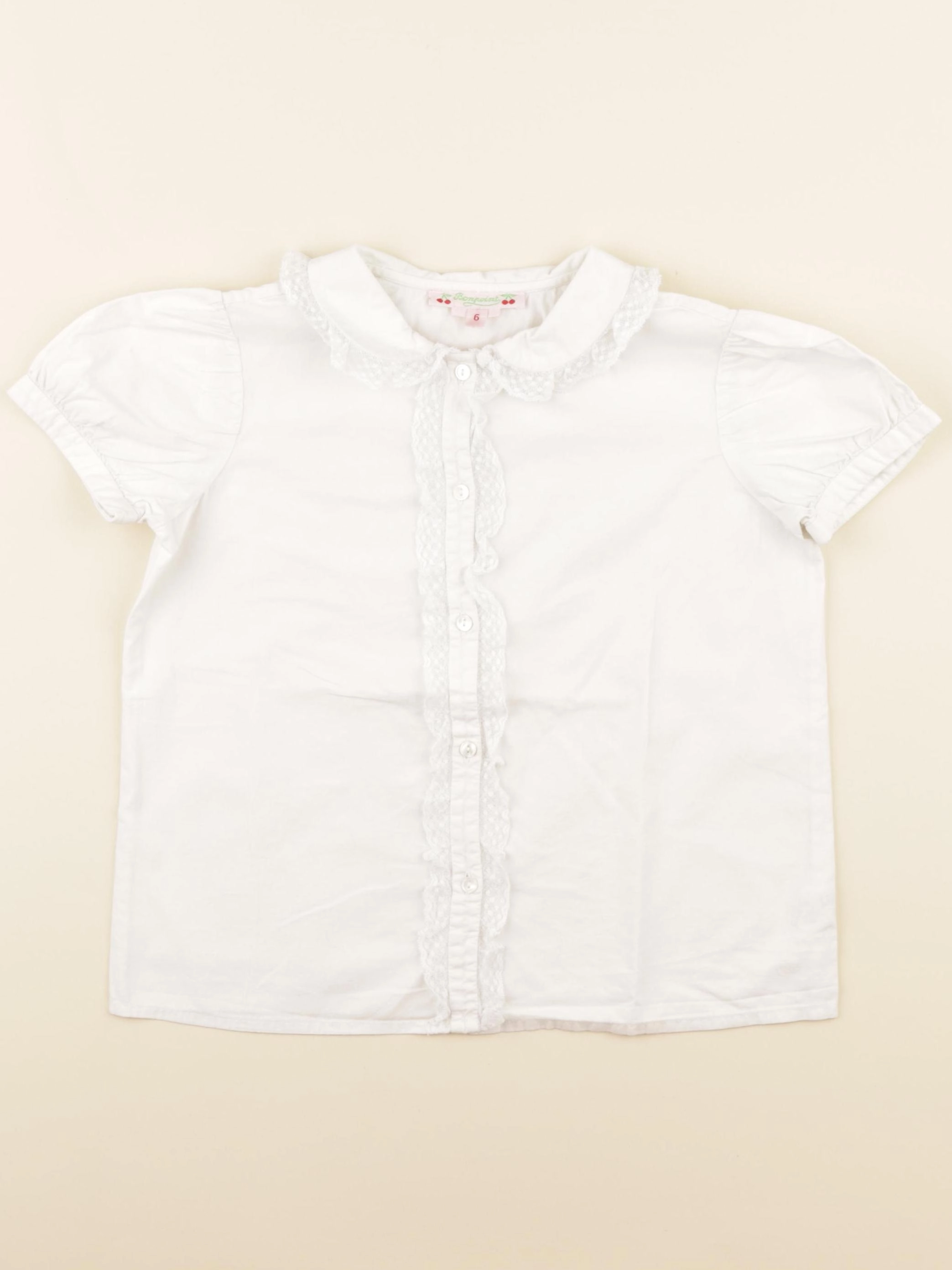 Bonpoint - blouse blanc - 6 ans