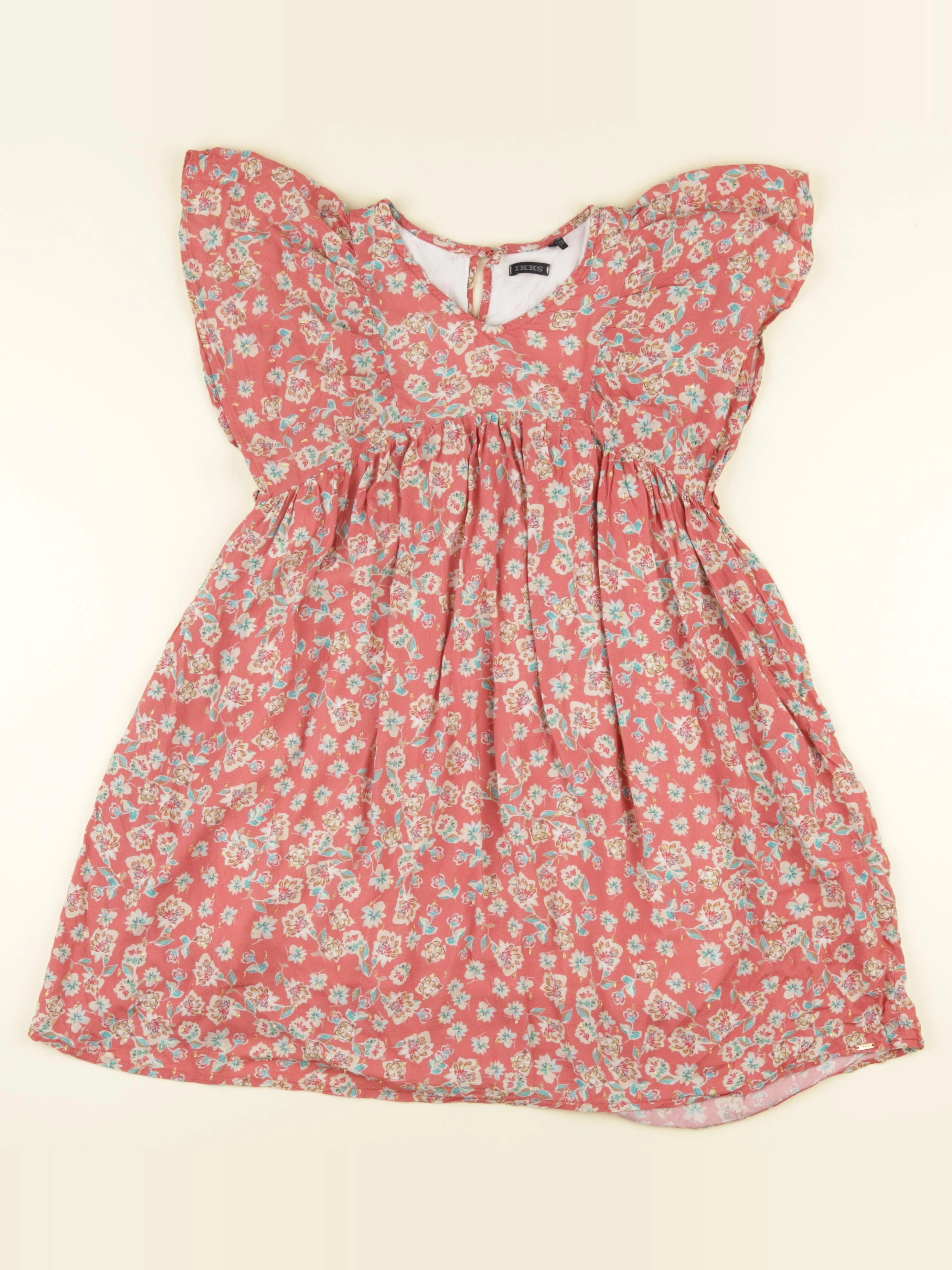 IKKS - robe rose - 8 ans