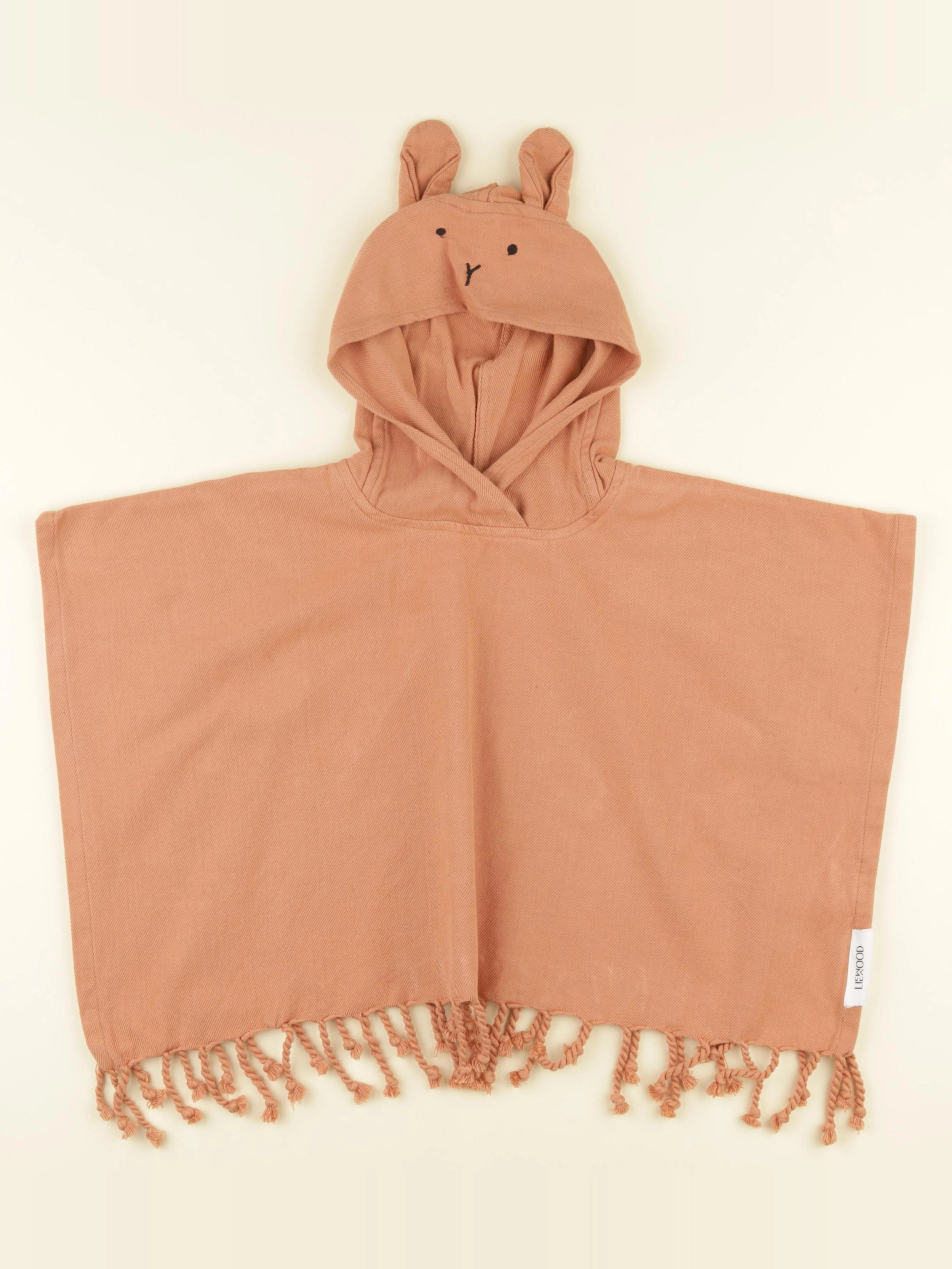 Liewood - cape de bain orange - 1 an à 2 ans