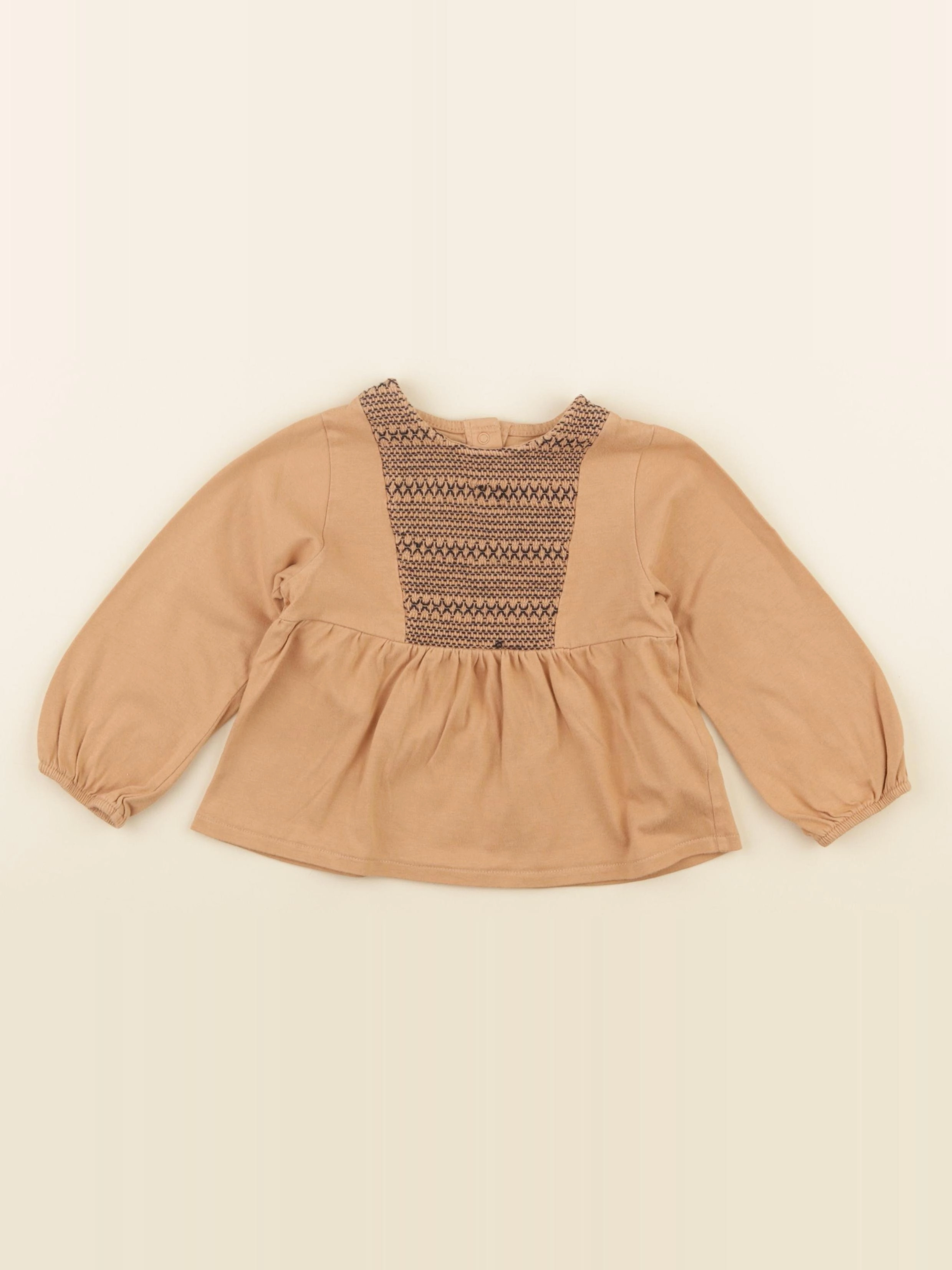 Vertbaudet - tee-shirt marron - 2 ans
