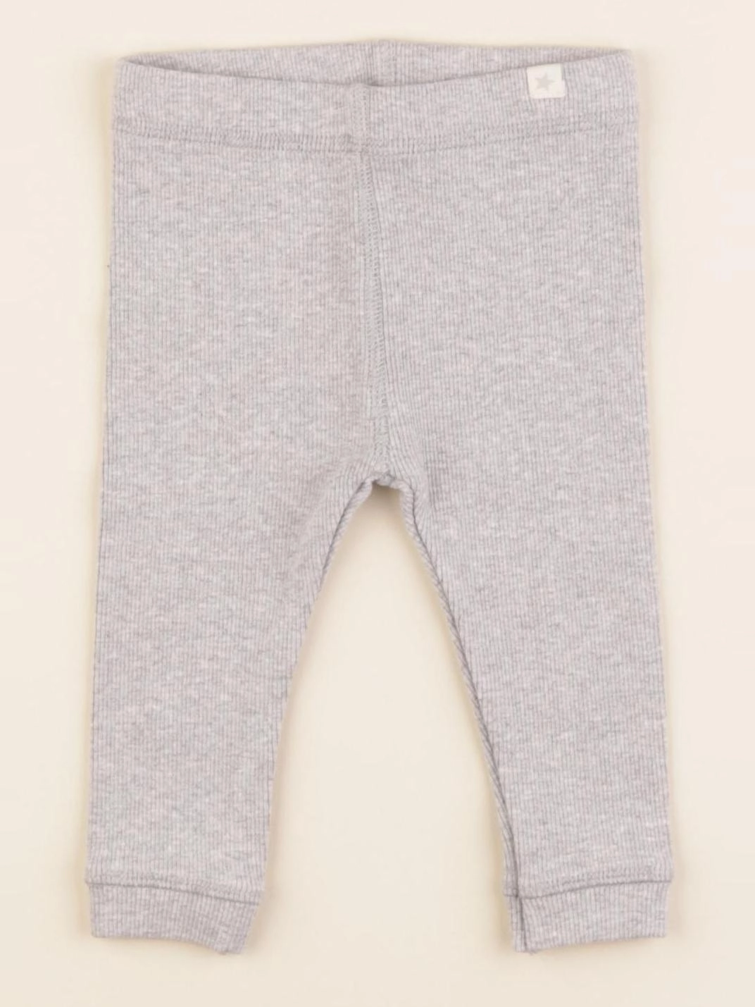 Zara - legging gris - 6/9 mois