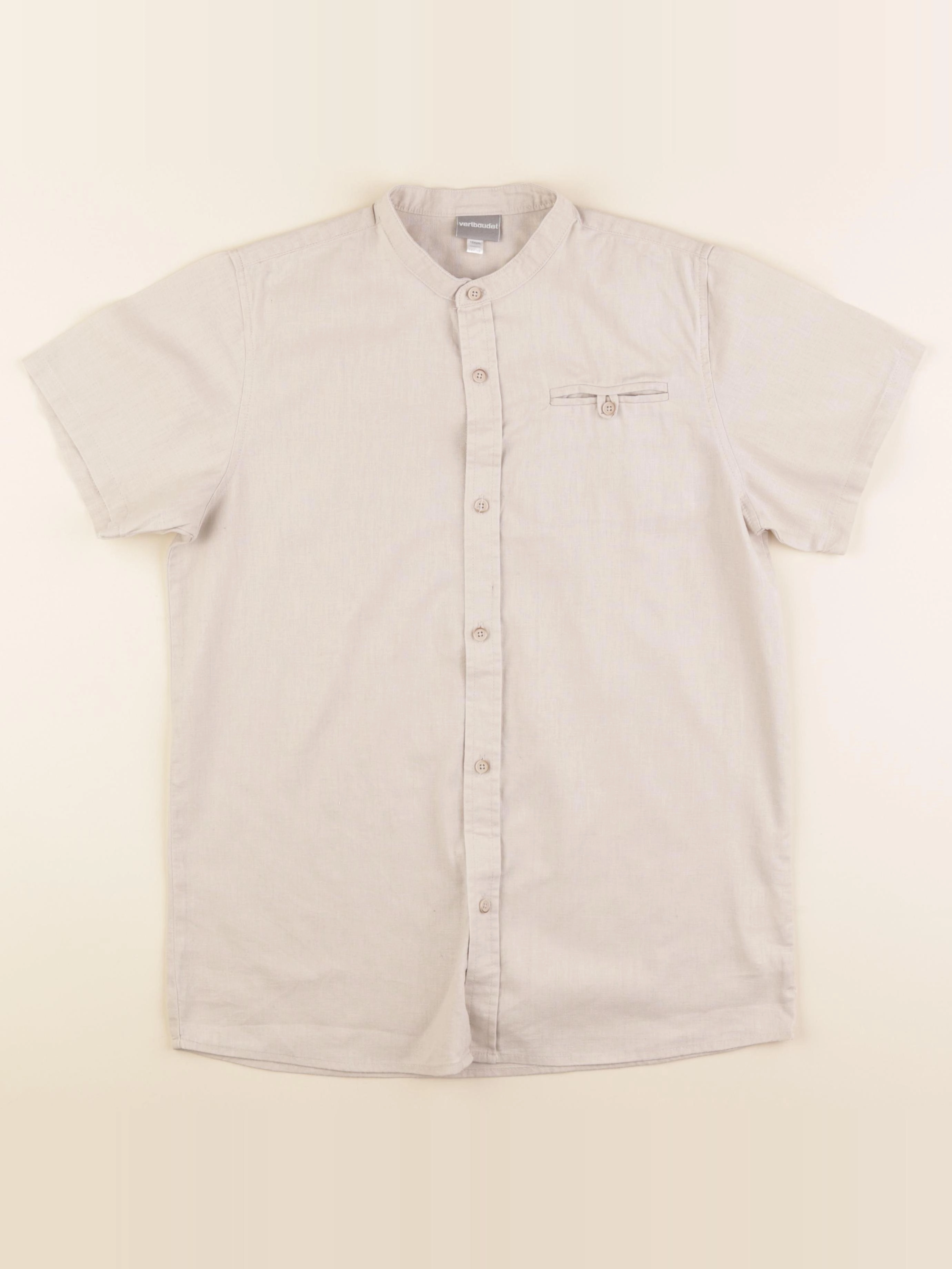 Vertbaudet - chemise gris - 14 ans