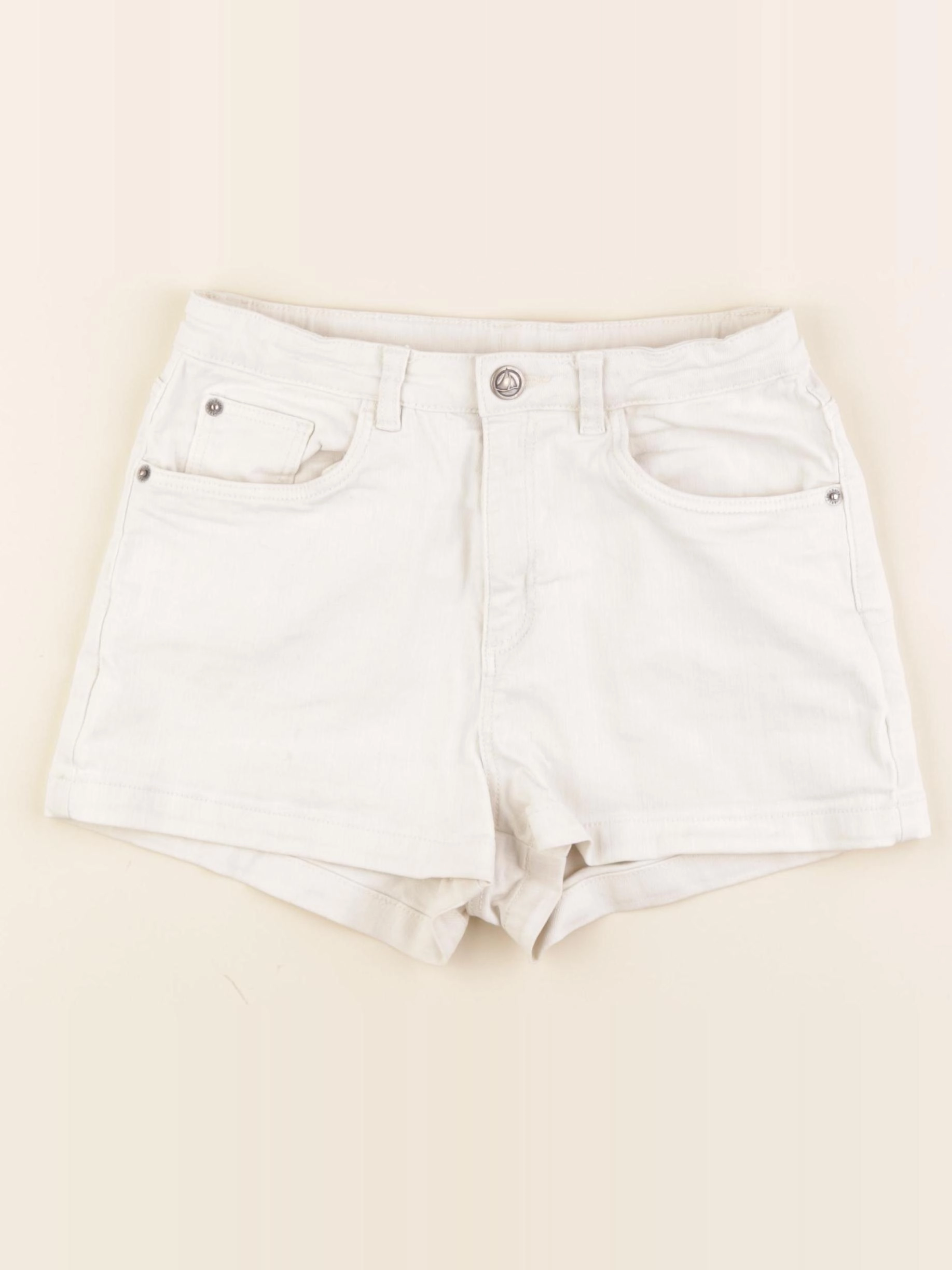 Petit Bateau - short blanc - 12 ans
